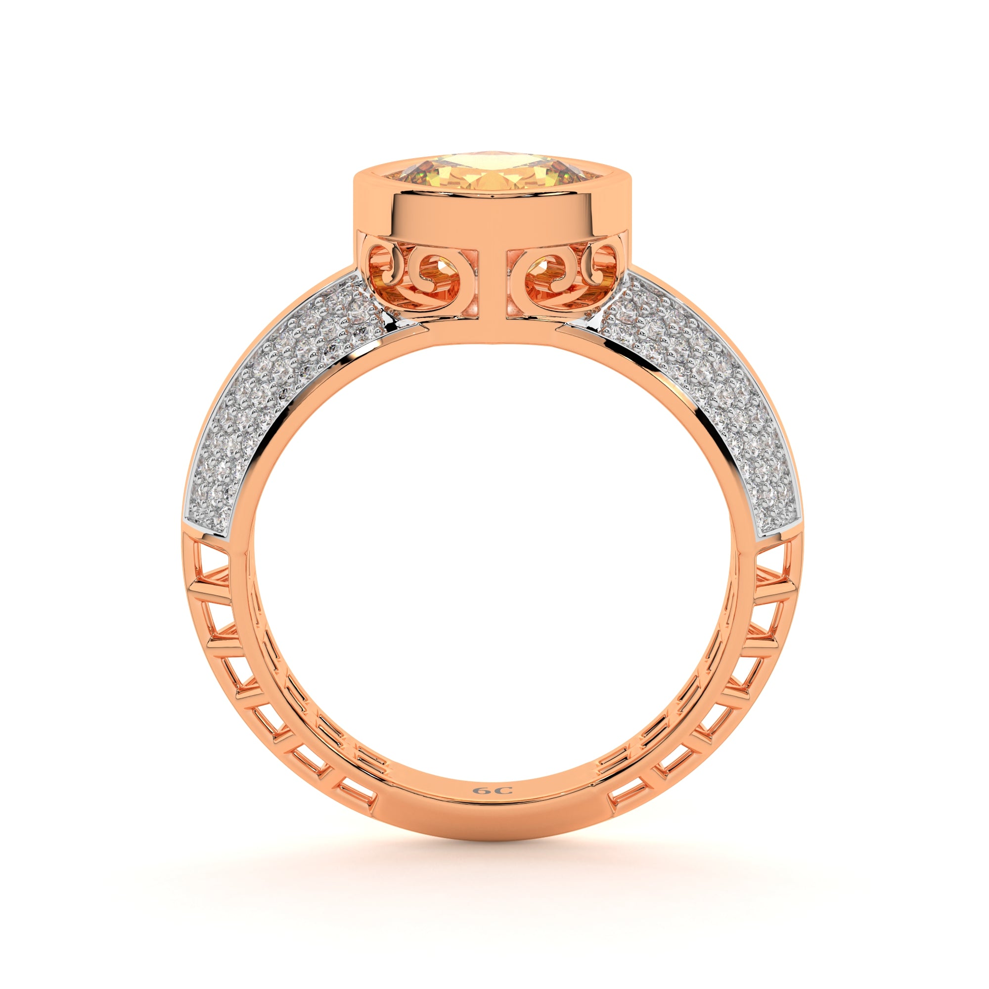 Enduring Cushion Diamond Ring