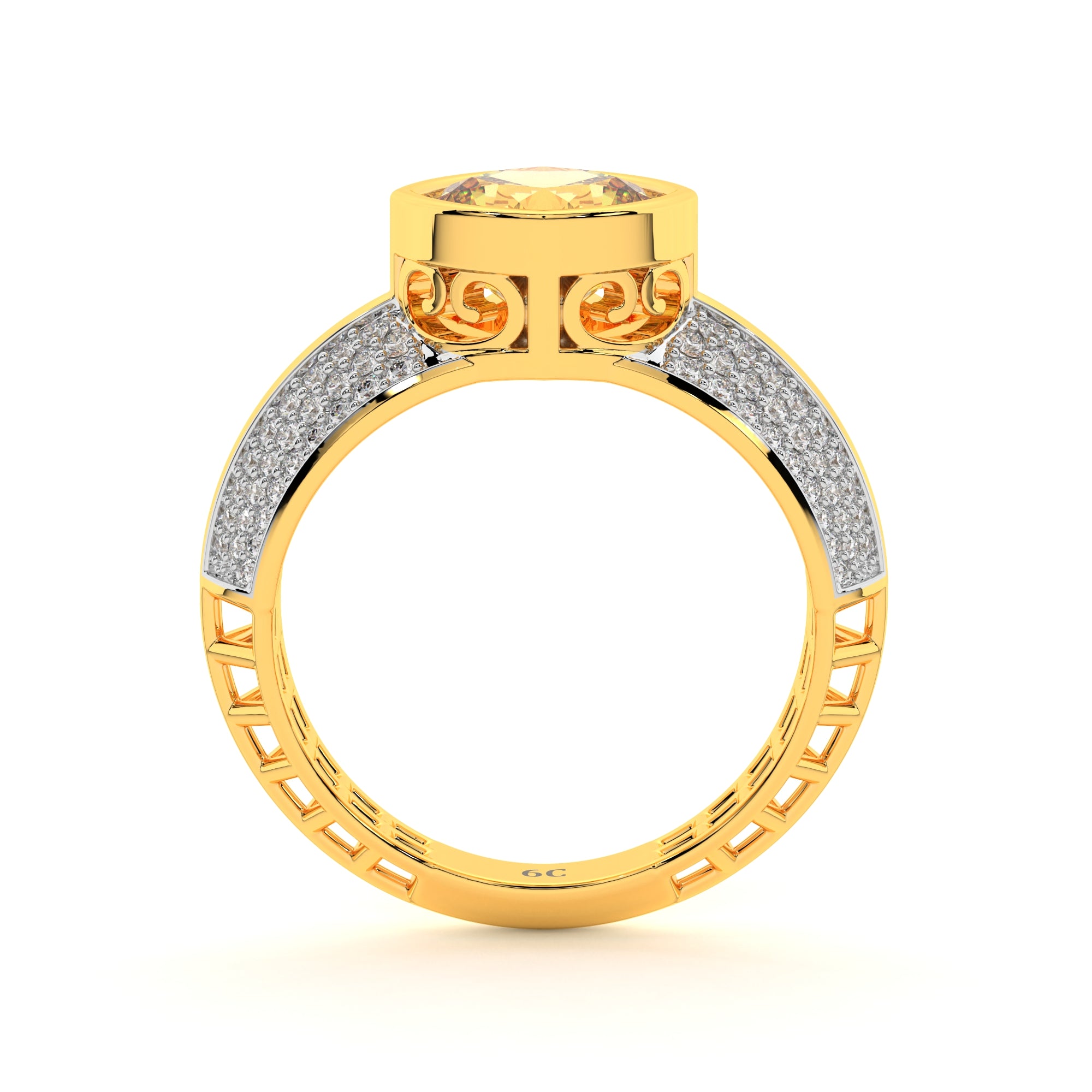 Enduring Cushion Diamond Ring