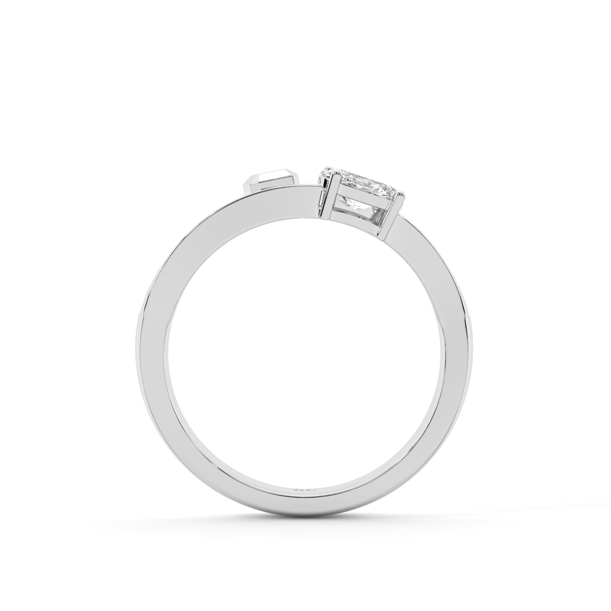 Double Spark Diamond Ring