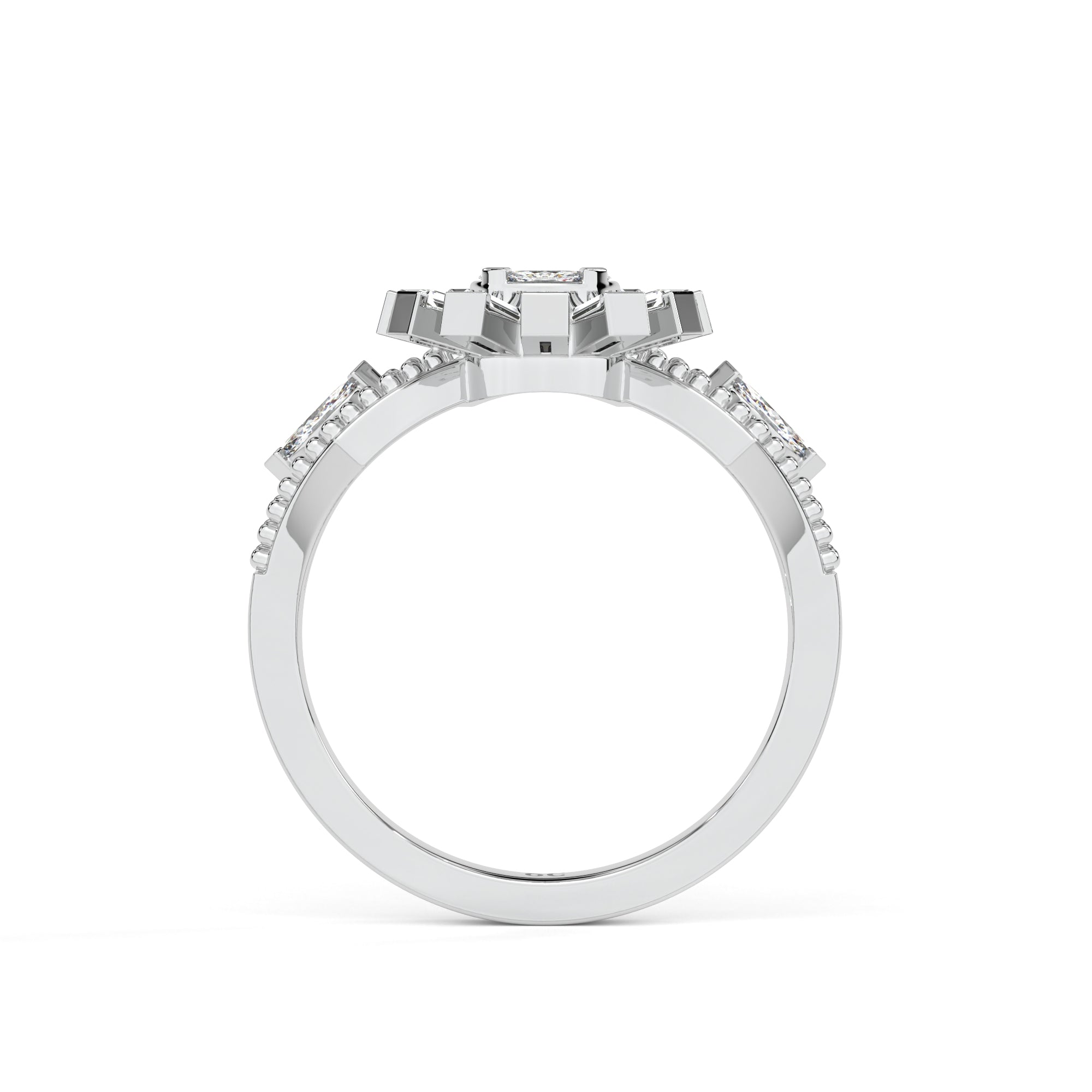 Sparkling Sunlight Diamond Ring