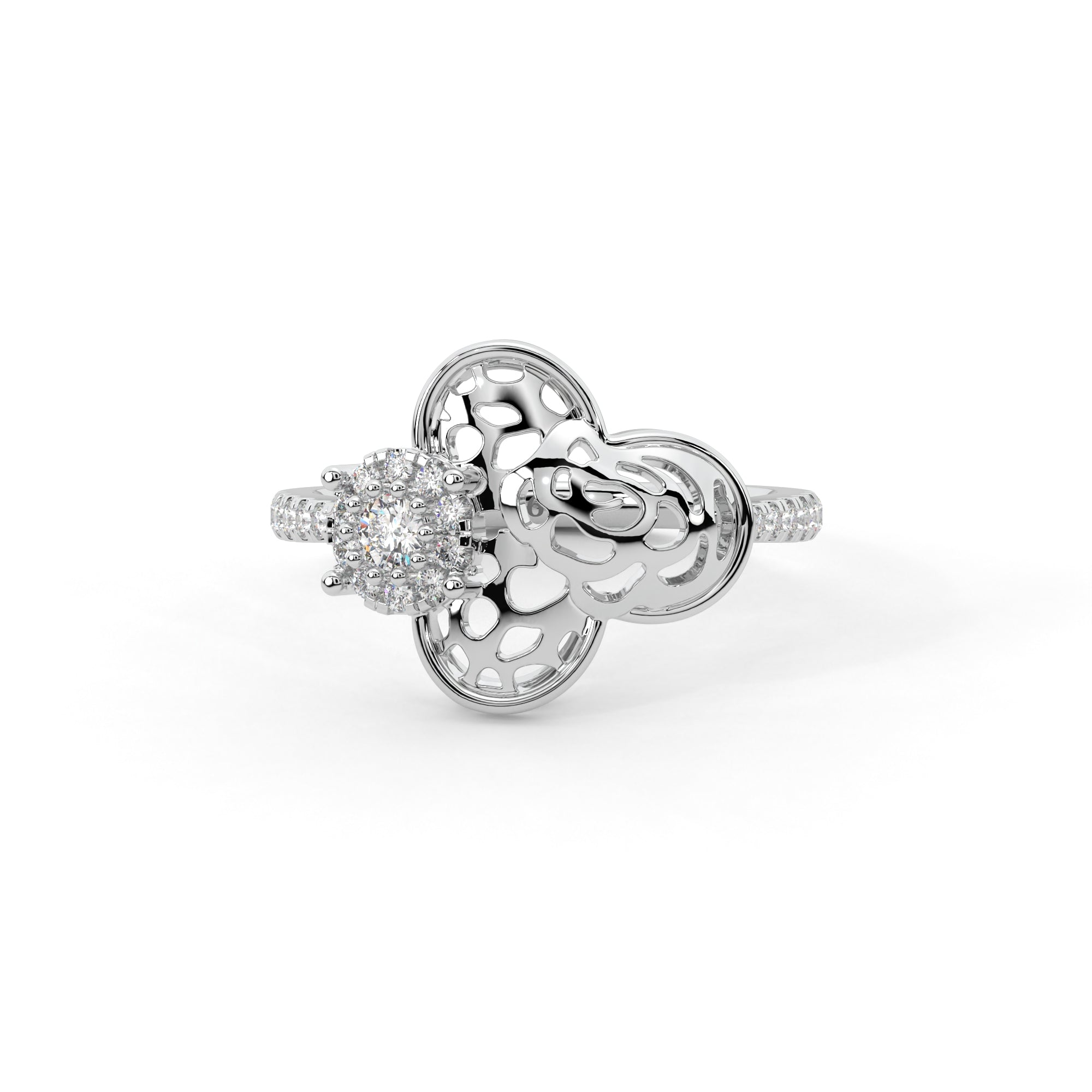 Blooming Flower Diamond Ring