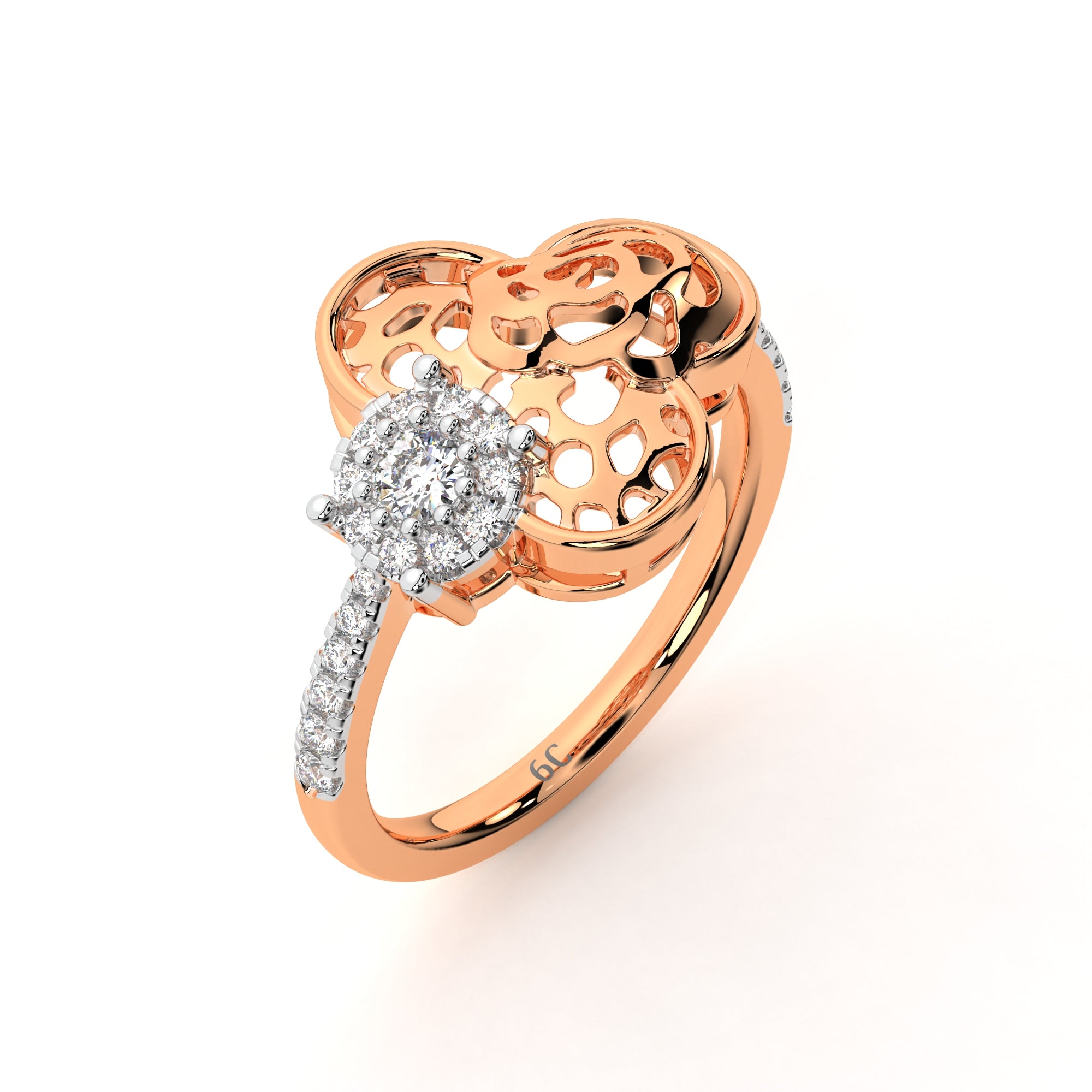 Blooming Flower Diamond Ring