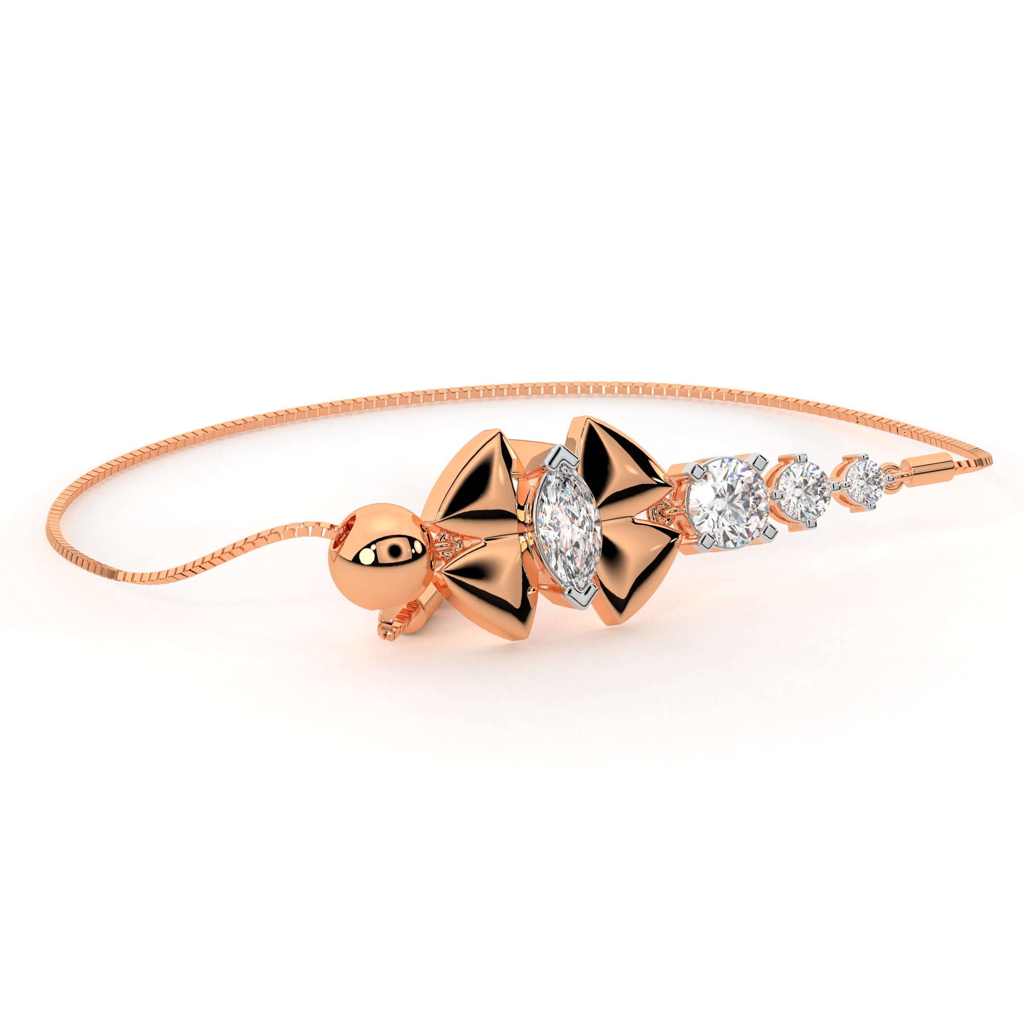 Transforming Butterfly Diamond Bracelet