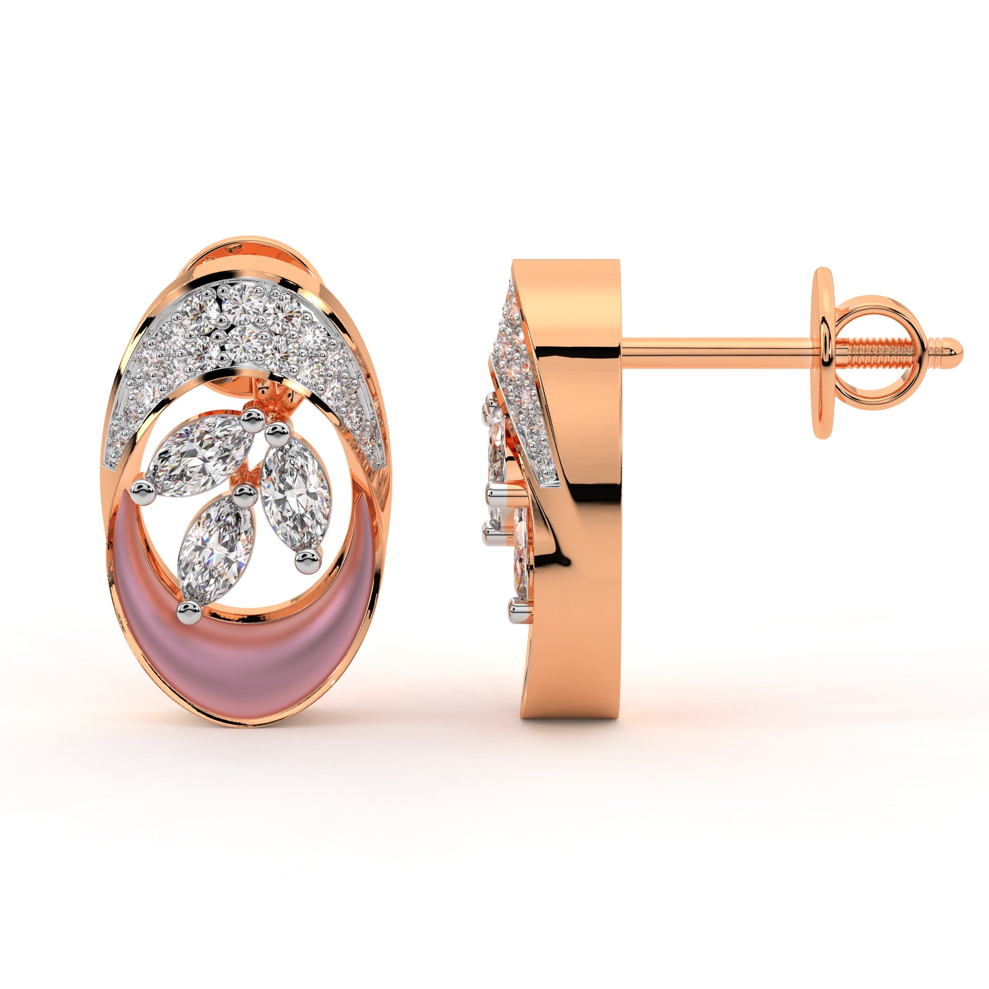 Romantic Nature's Embrace Earrings