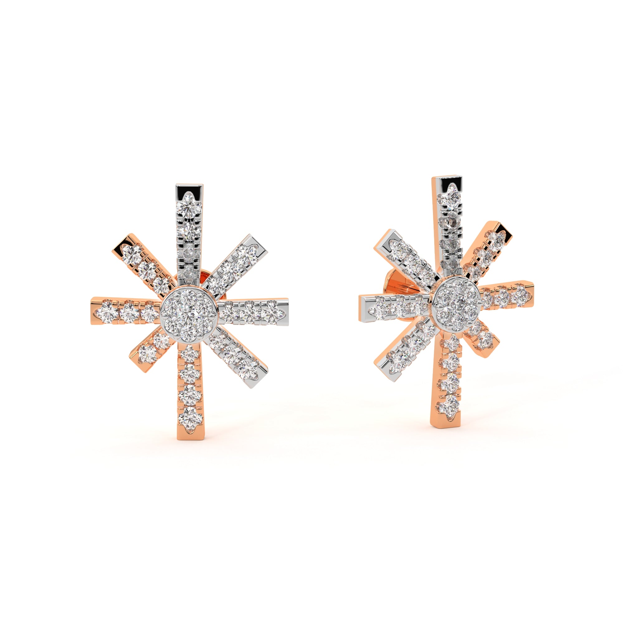 Sunlit Radiance Diamond Earrings