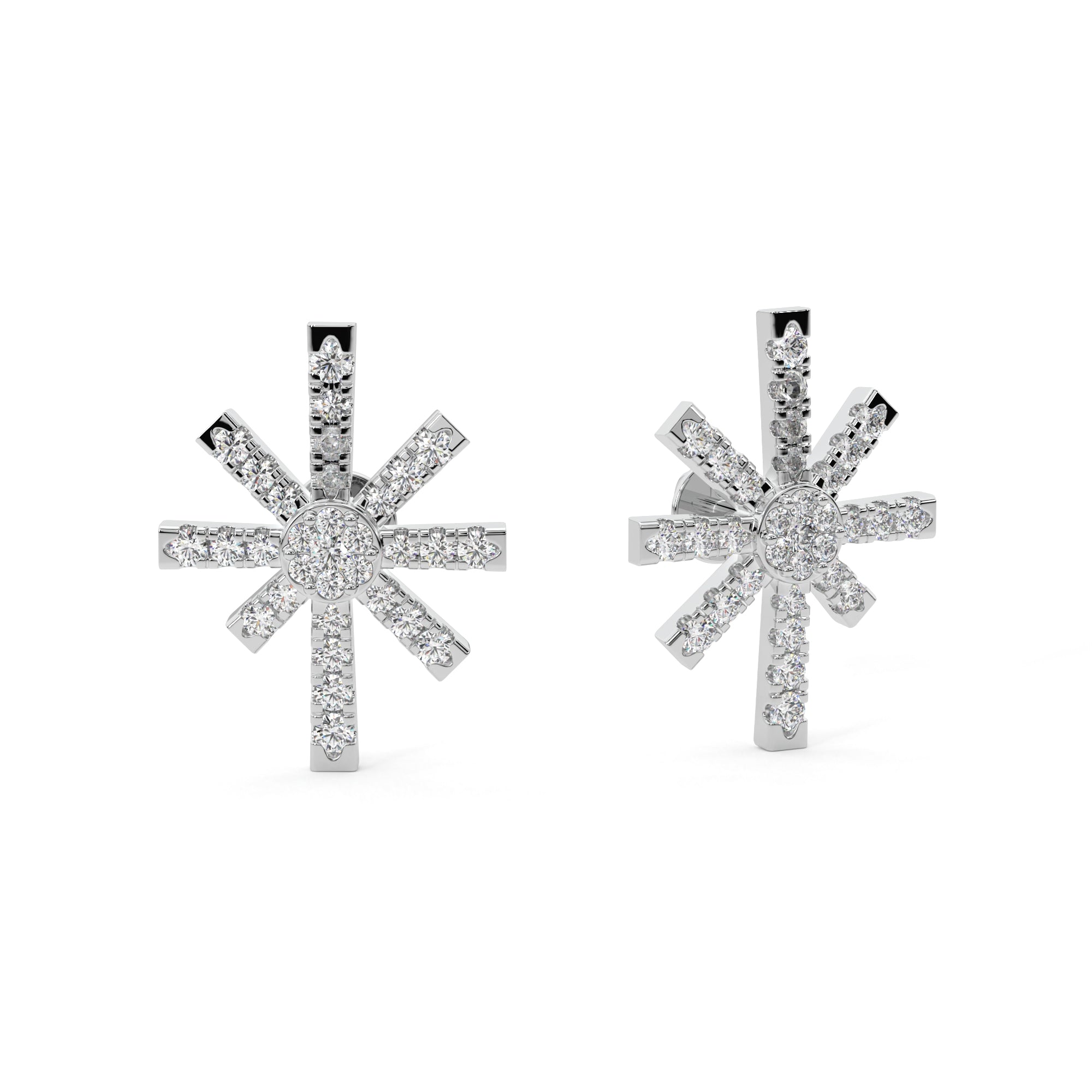 Sunlit Radiance Diamond Earrings