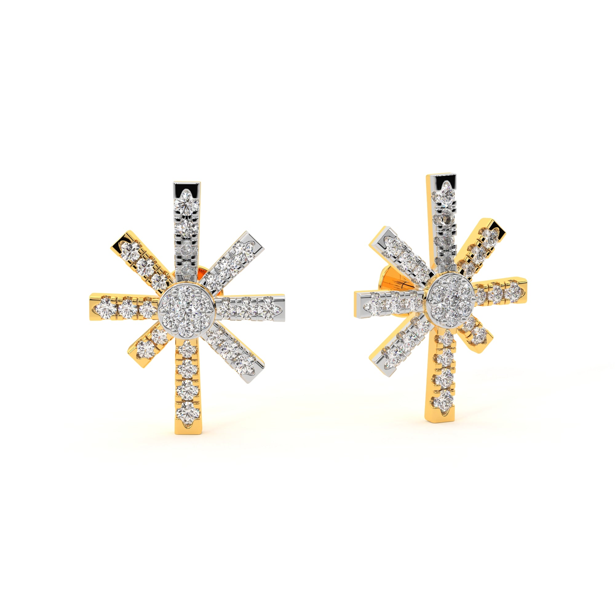 Sunlit Radiance Diamond Earrings