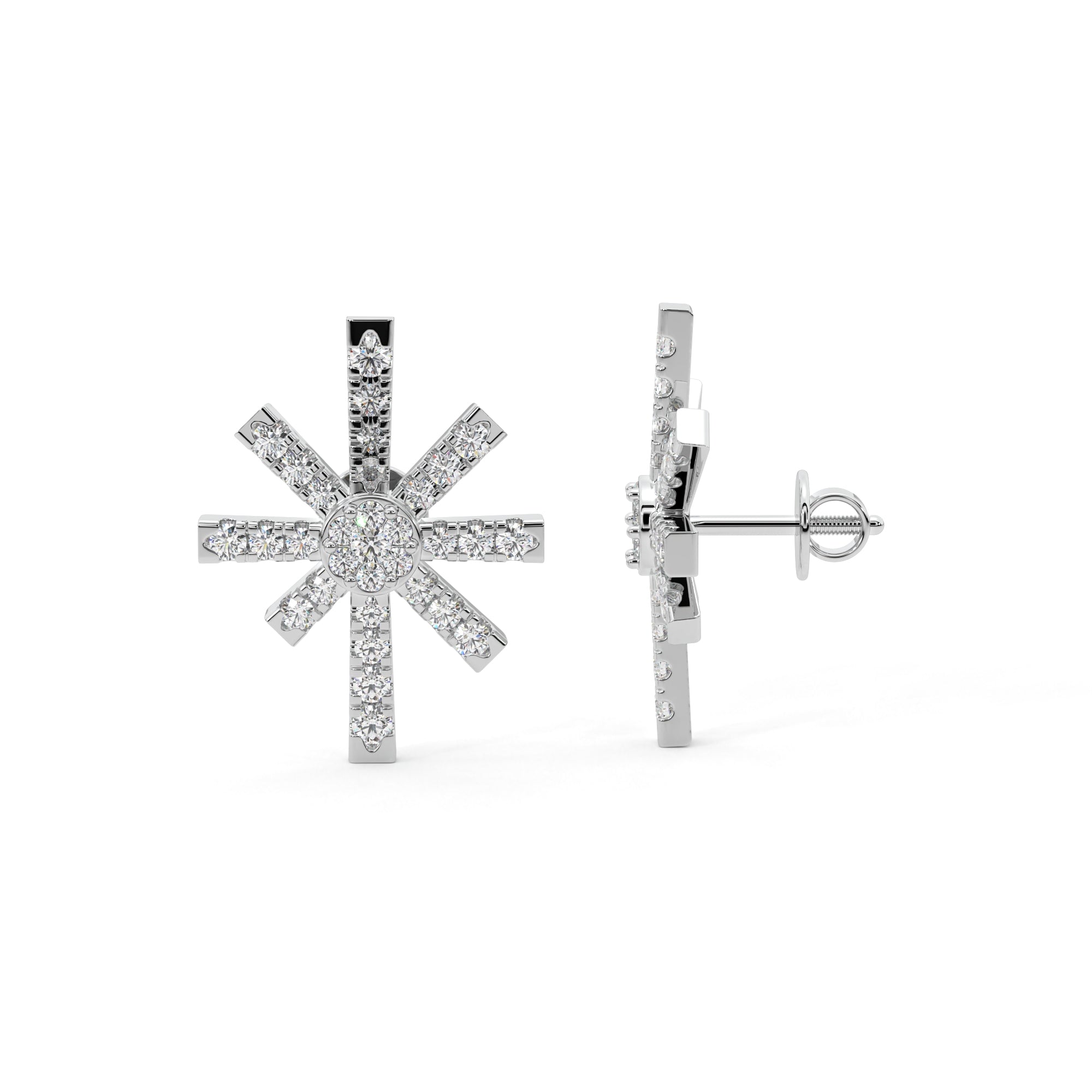 Sunlit Radiance Diamond Earrings