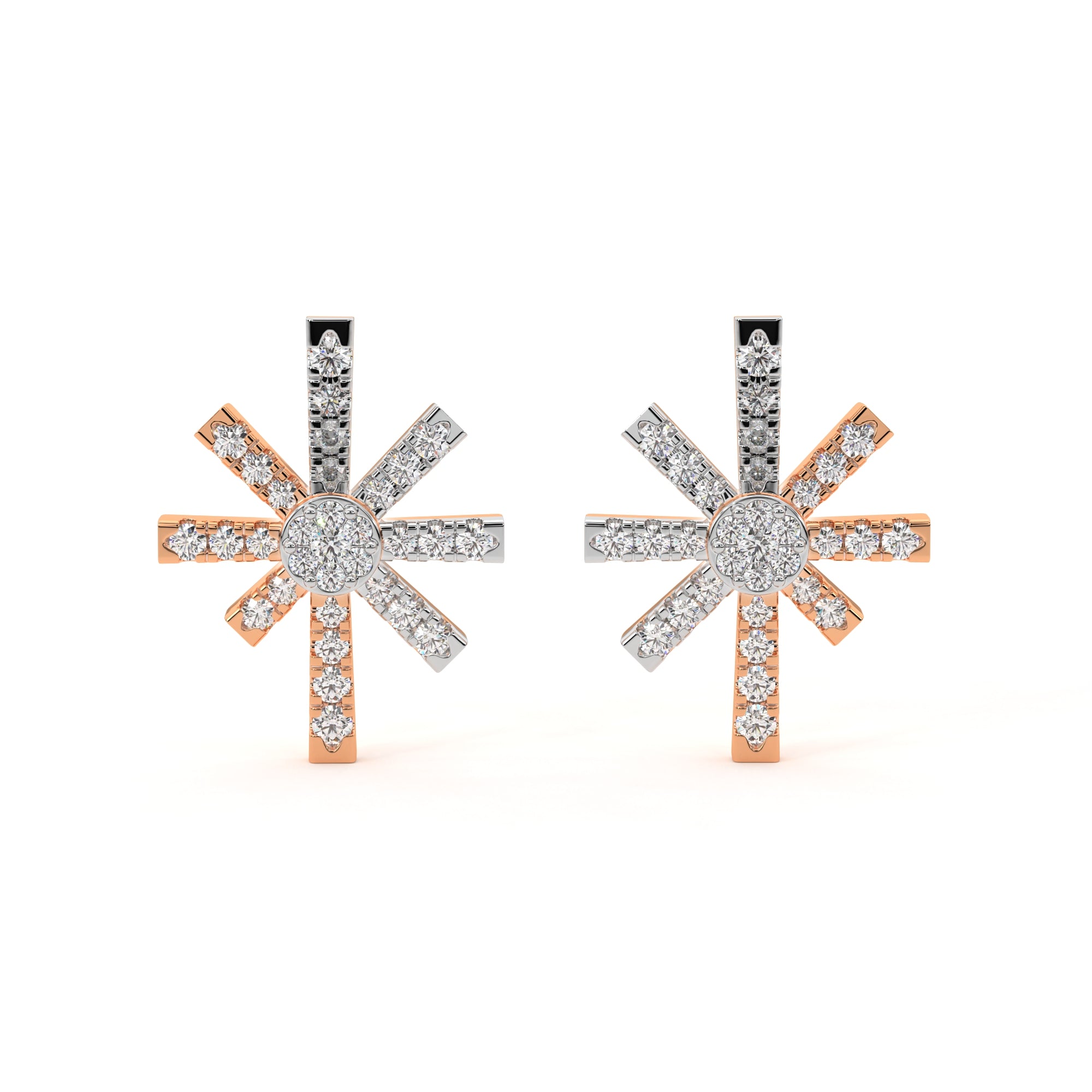 Sunlit Radiance Diamond Earrings