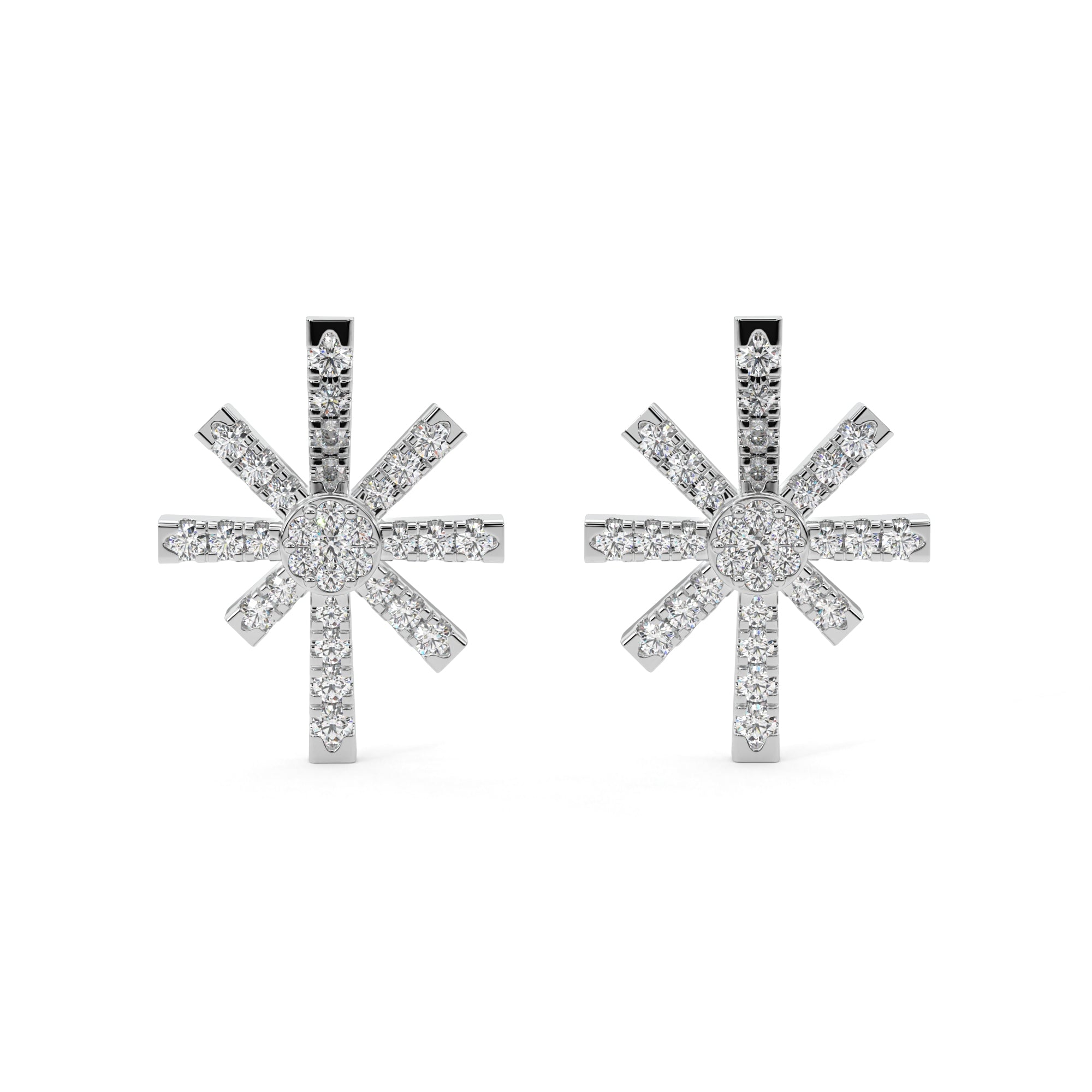 Sunlit Radiance Diamond Earrings