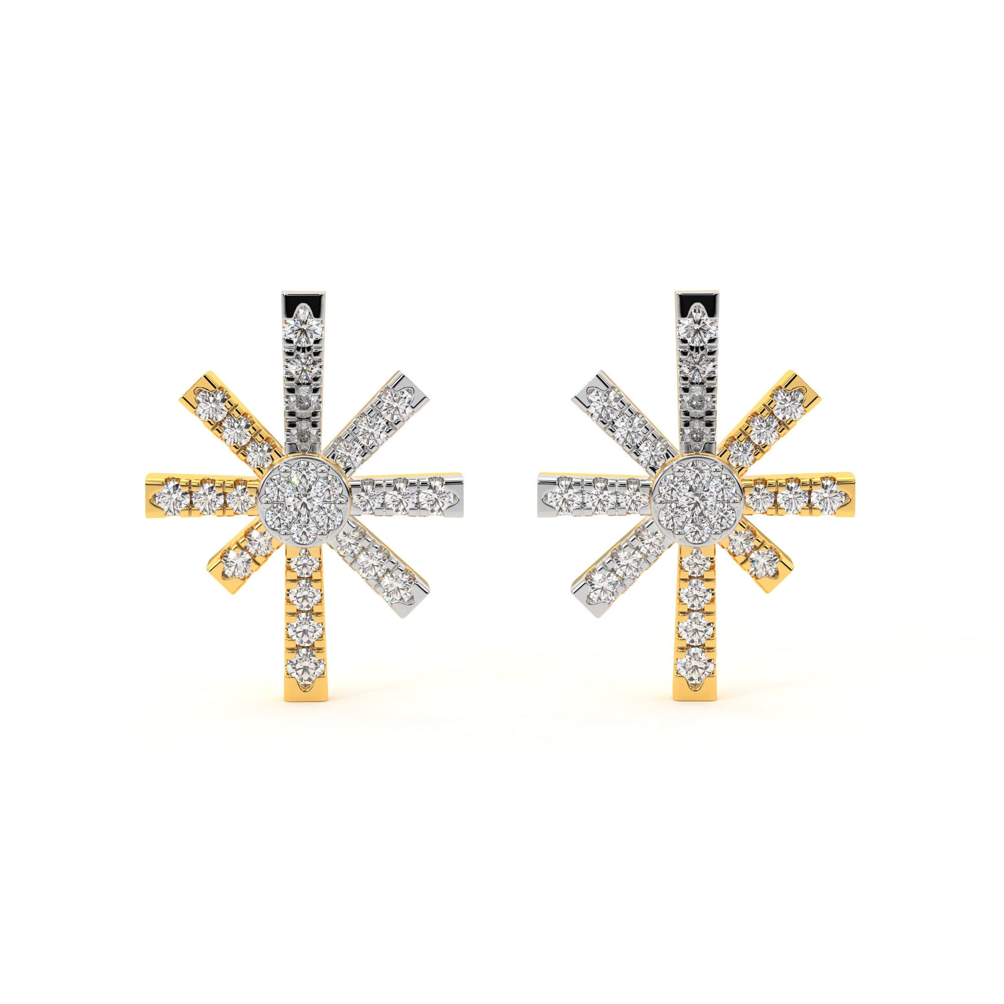 Sunlit Radiance Diamond Earrings