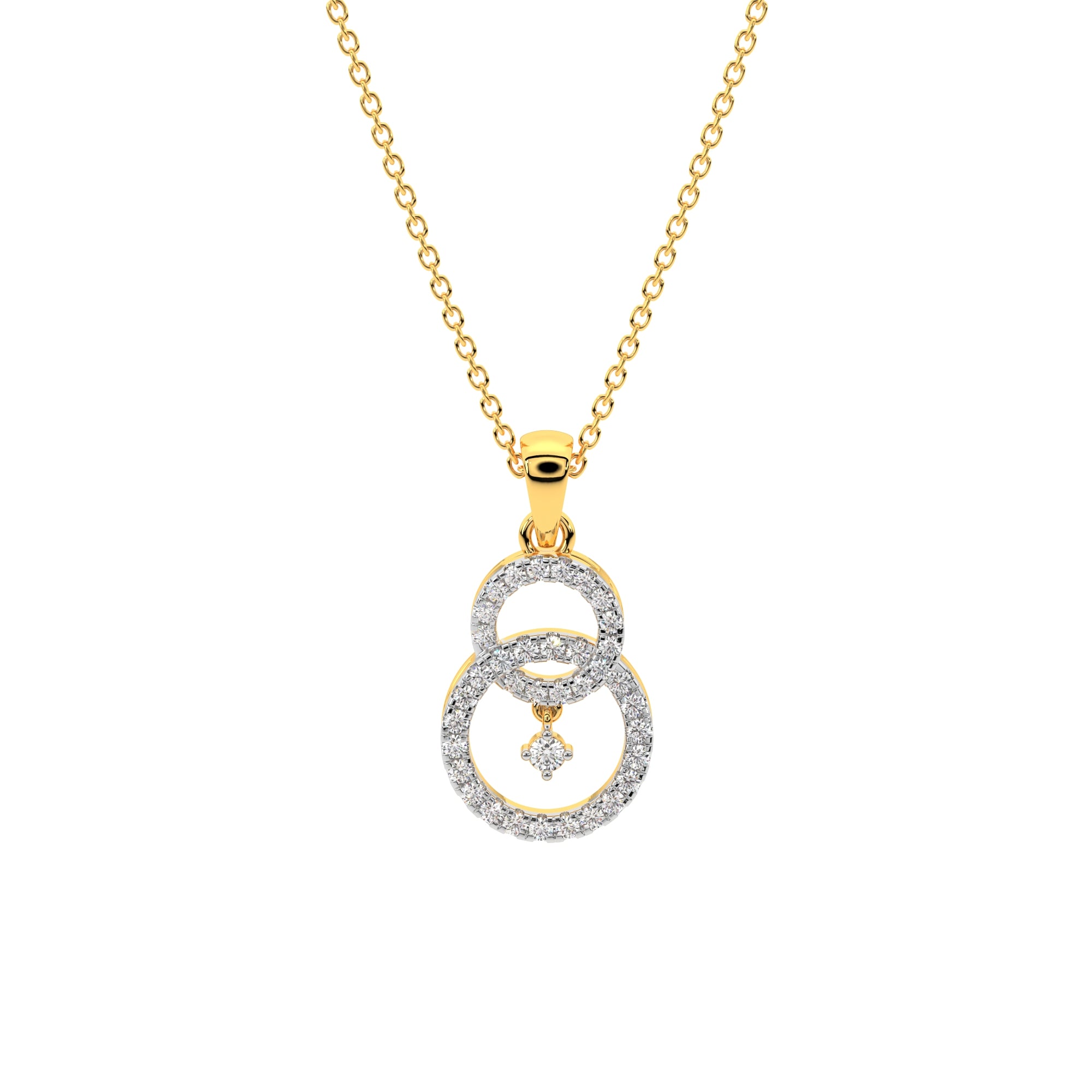 Encircled Love Diamond Pendant