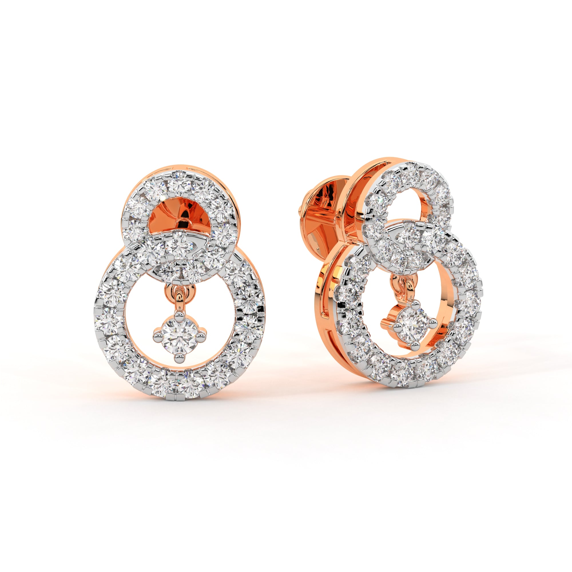 Encircled Love Diamond Earrings