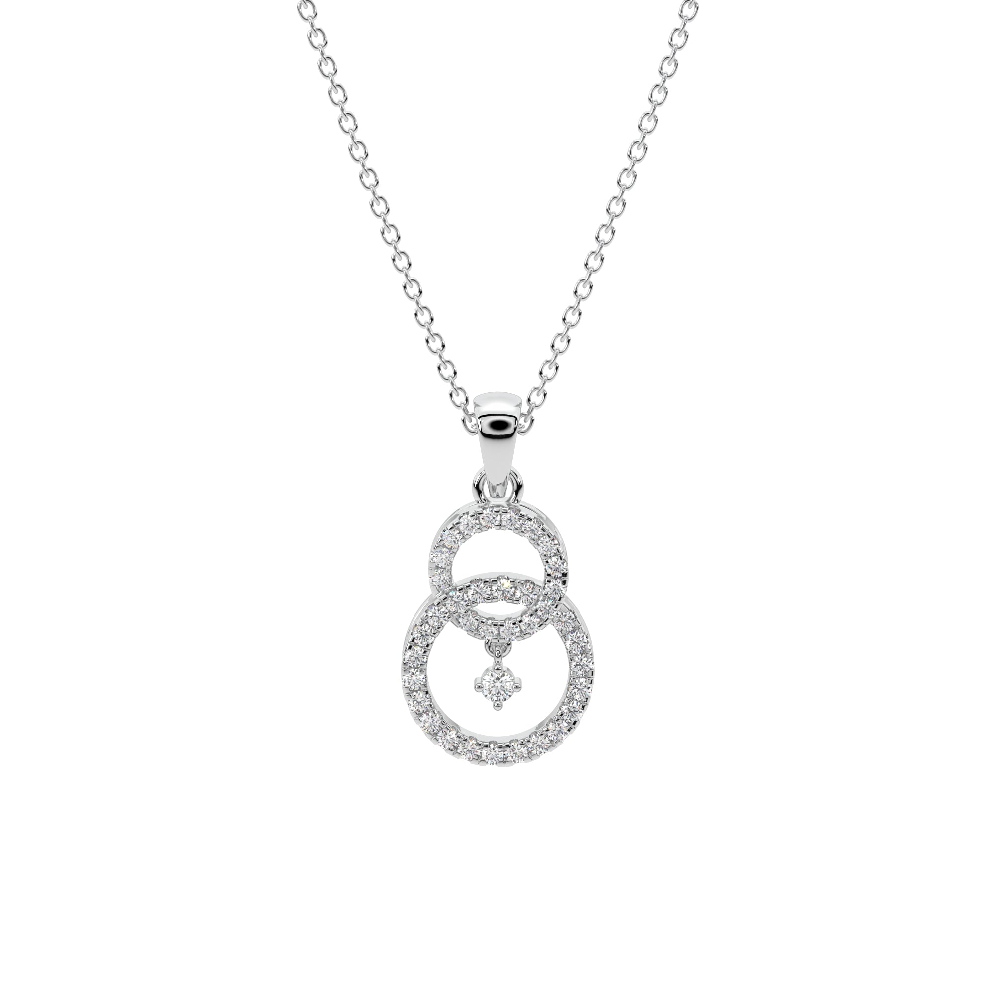 Encircled Love Diamond Pendants