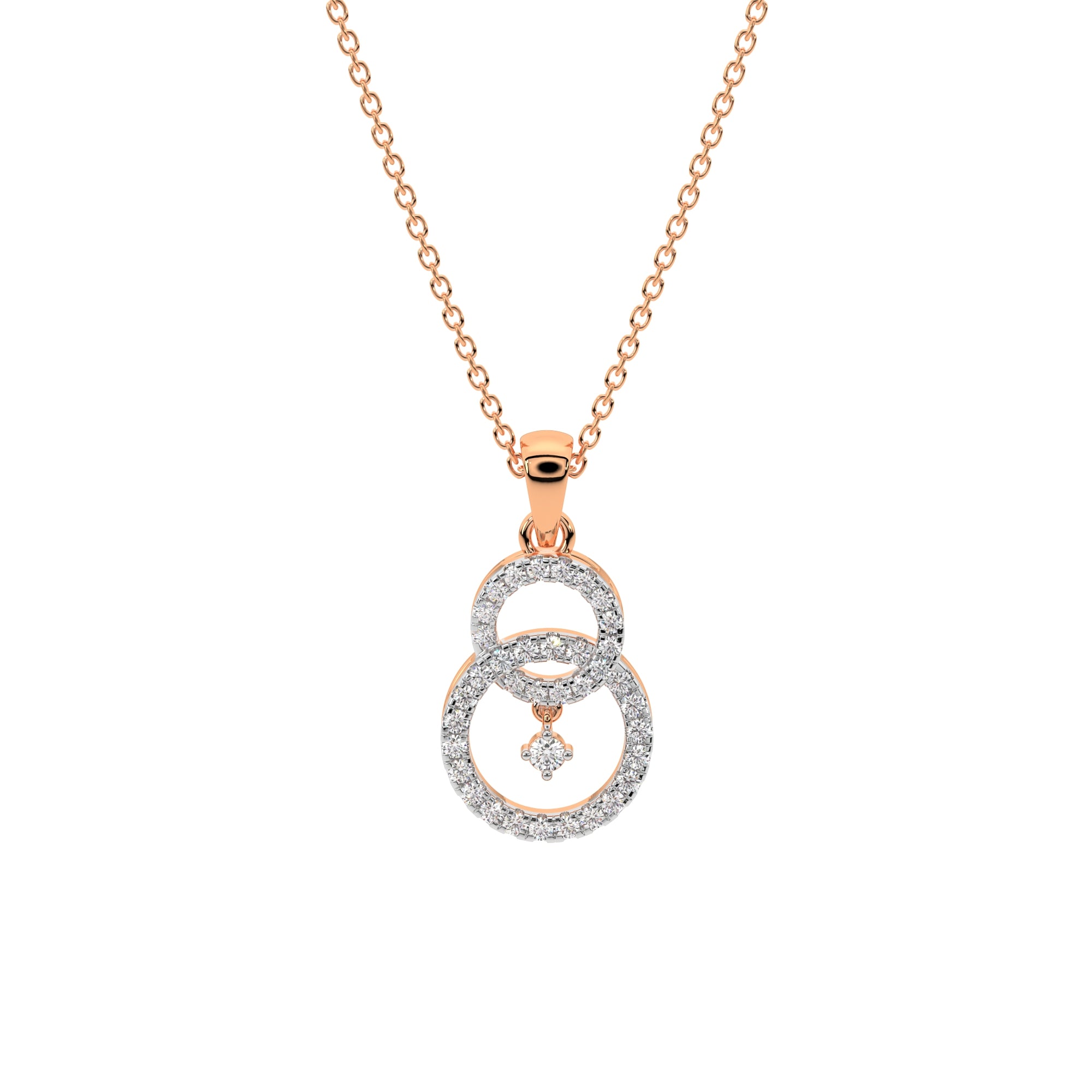 Encircled Love Diamond Pendants