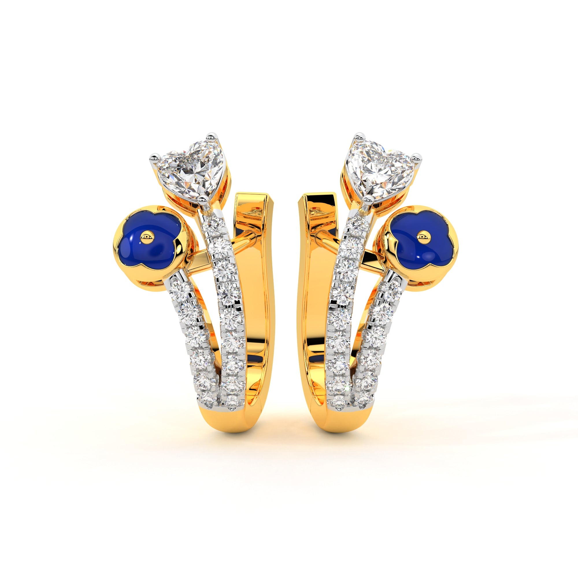 Buy Diamond Ribbon Earrings
