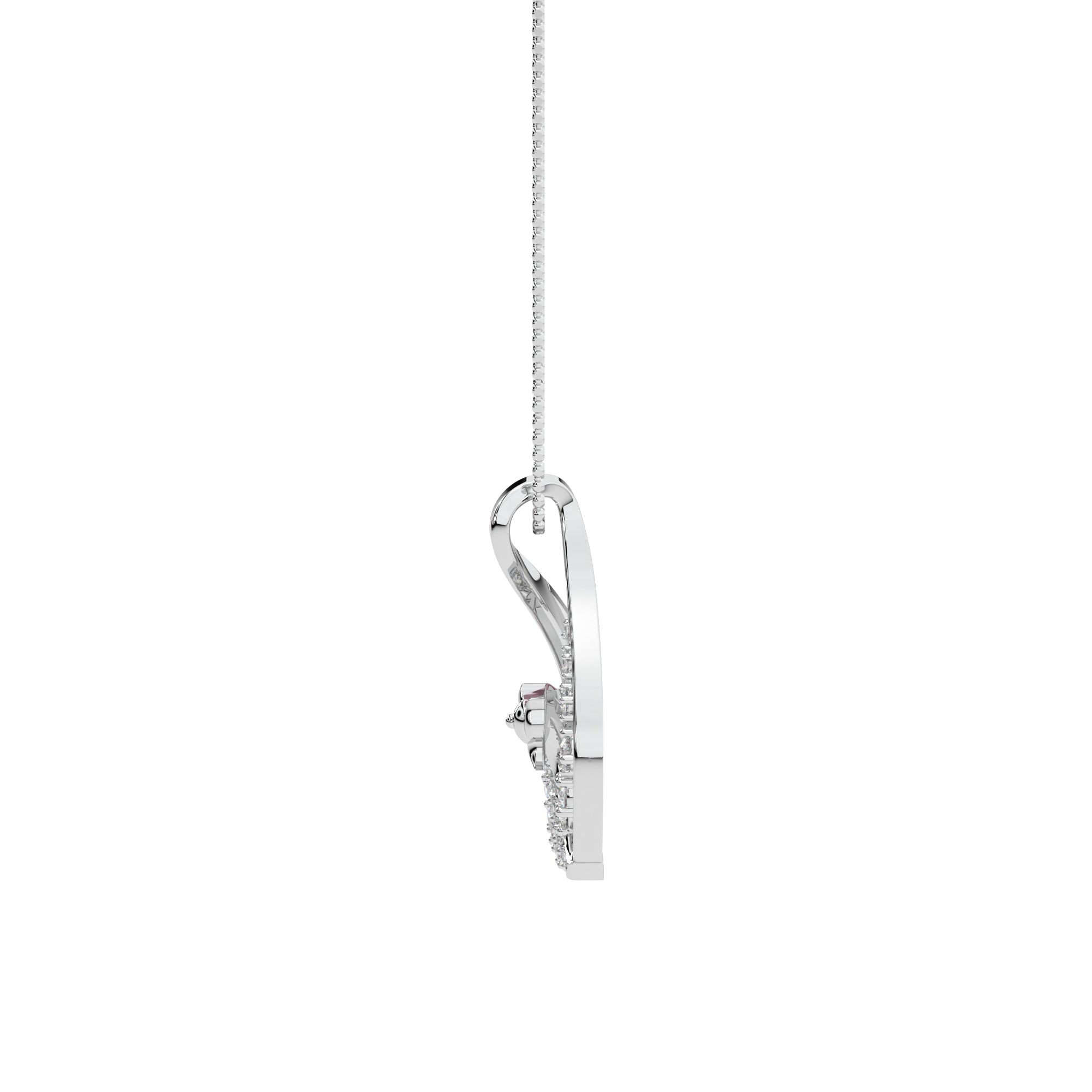 MOP Peacock Diamond Pendant