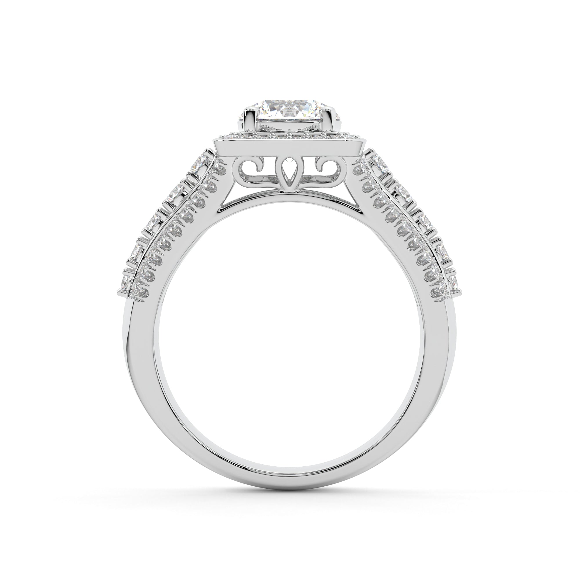 Executive Halo Ring for Her