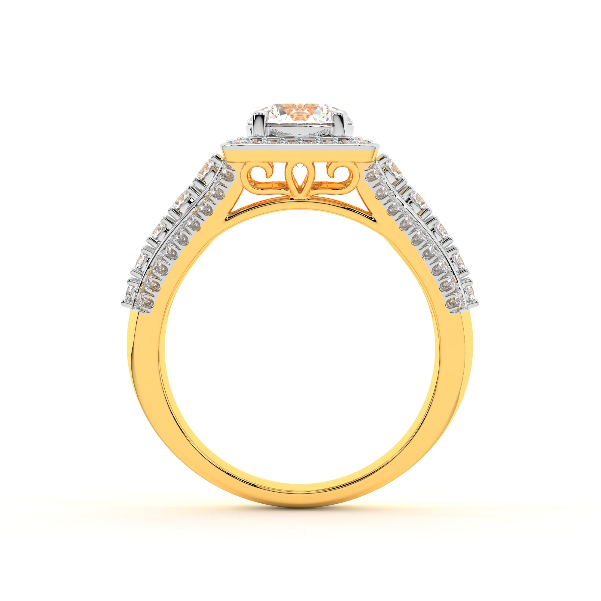 Executive Halo Ring for Her