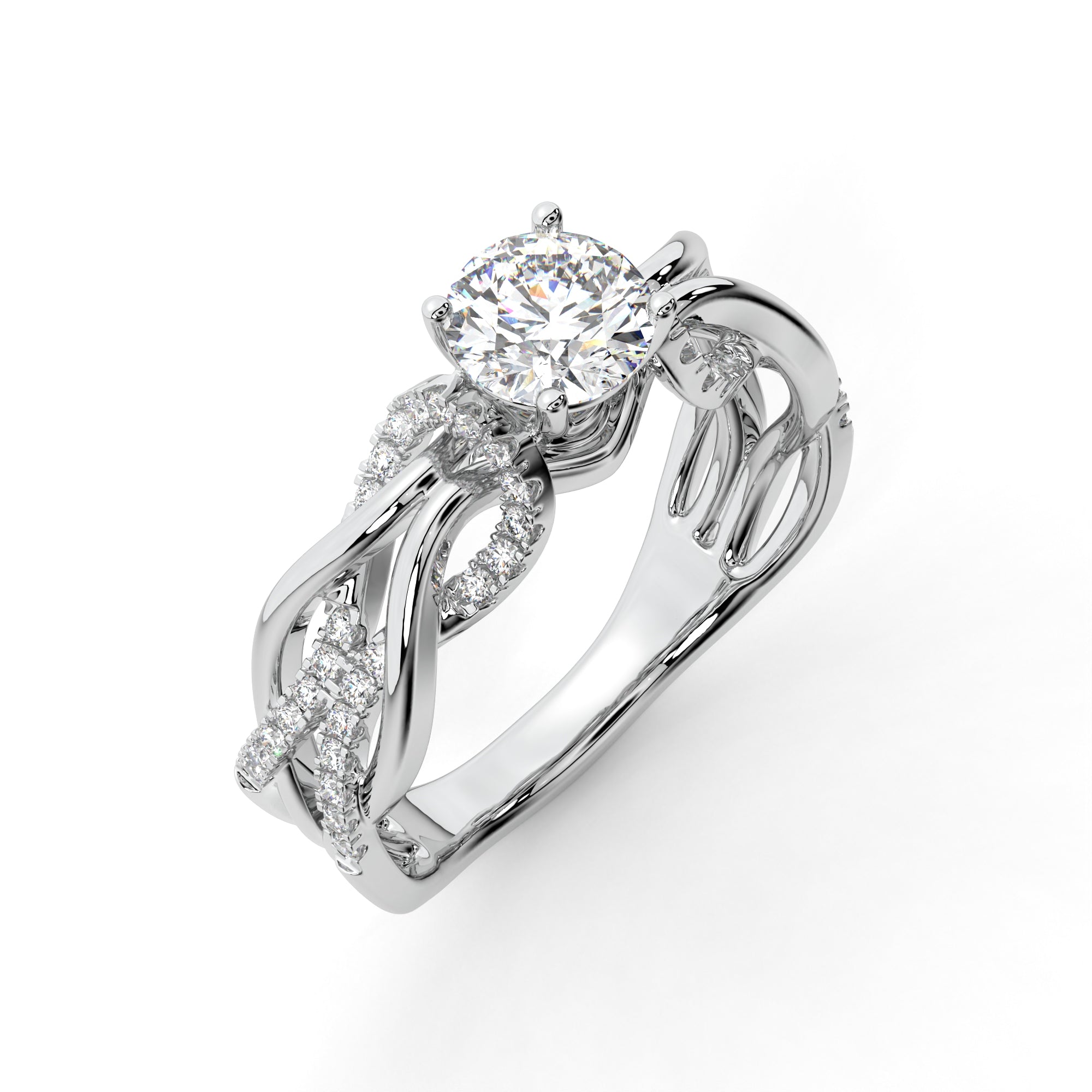 Floral Eternity Band