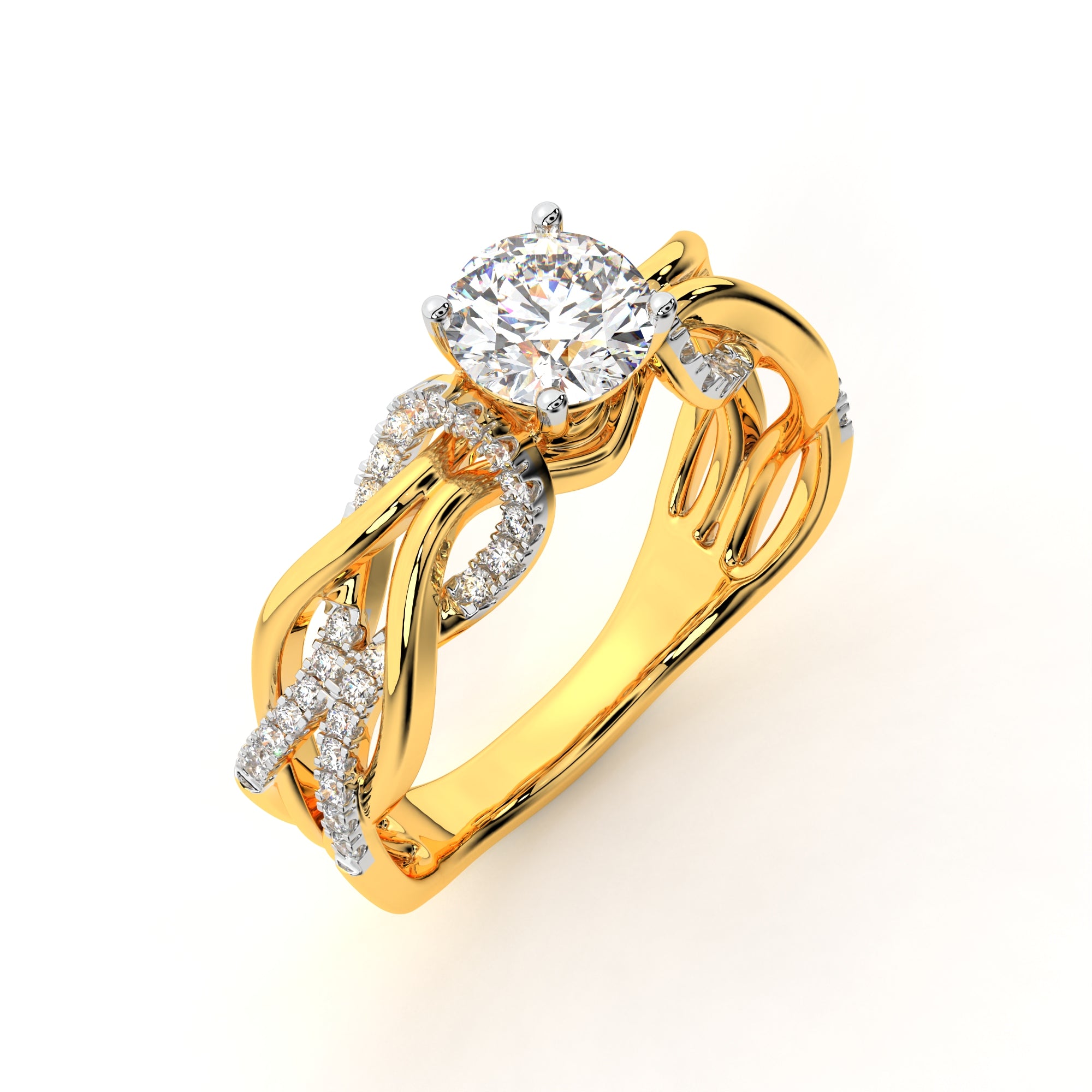 Floral Eternity Band