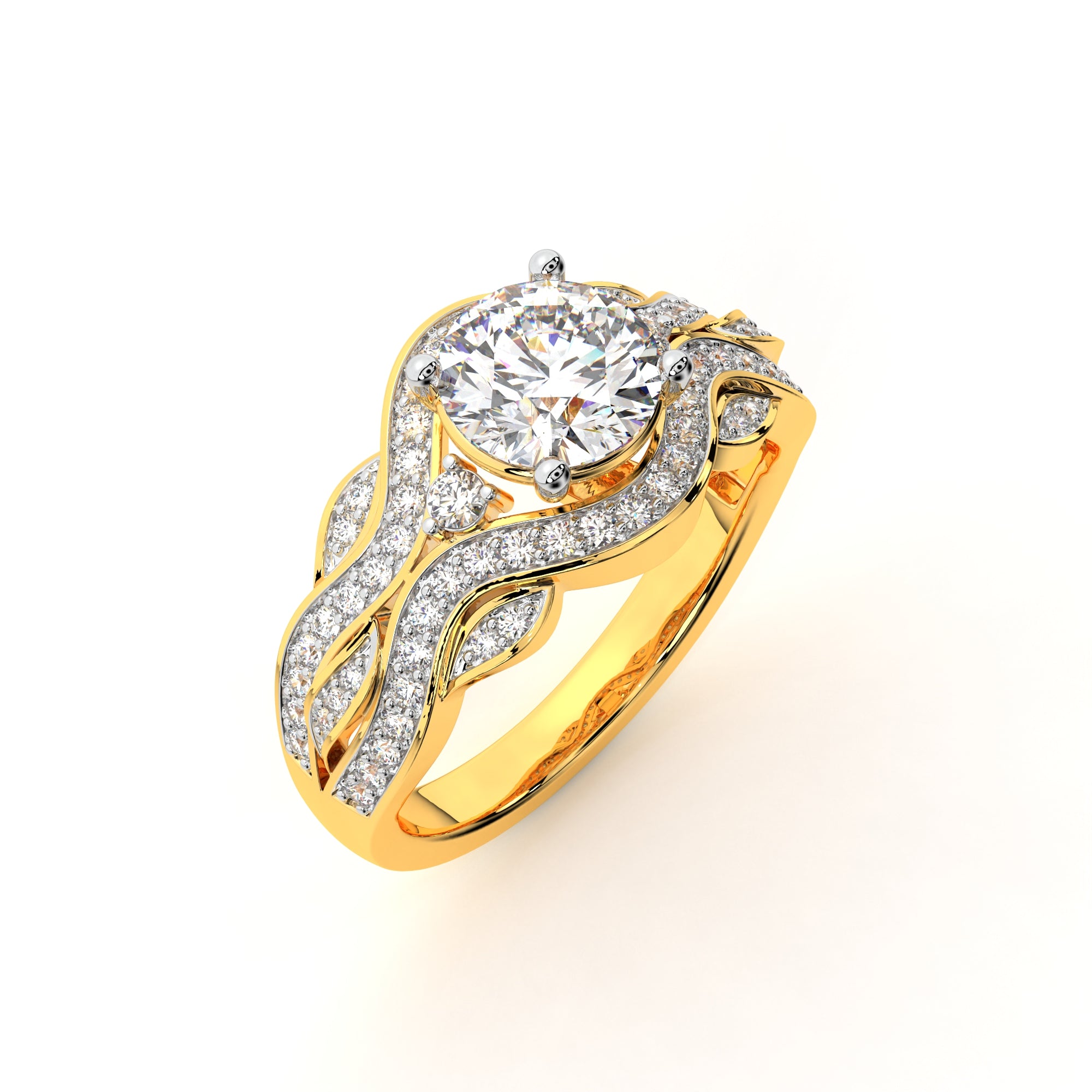 Vintage Round Diamond Ring