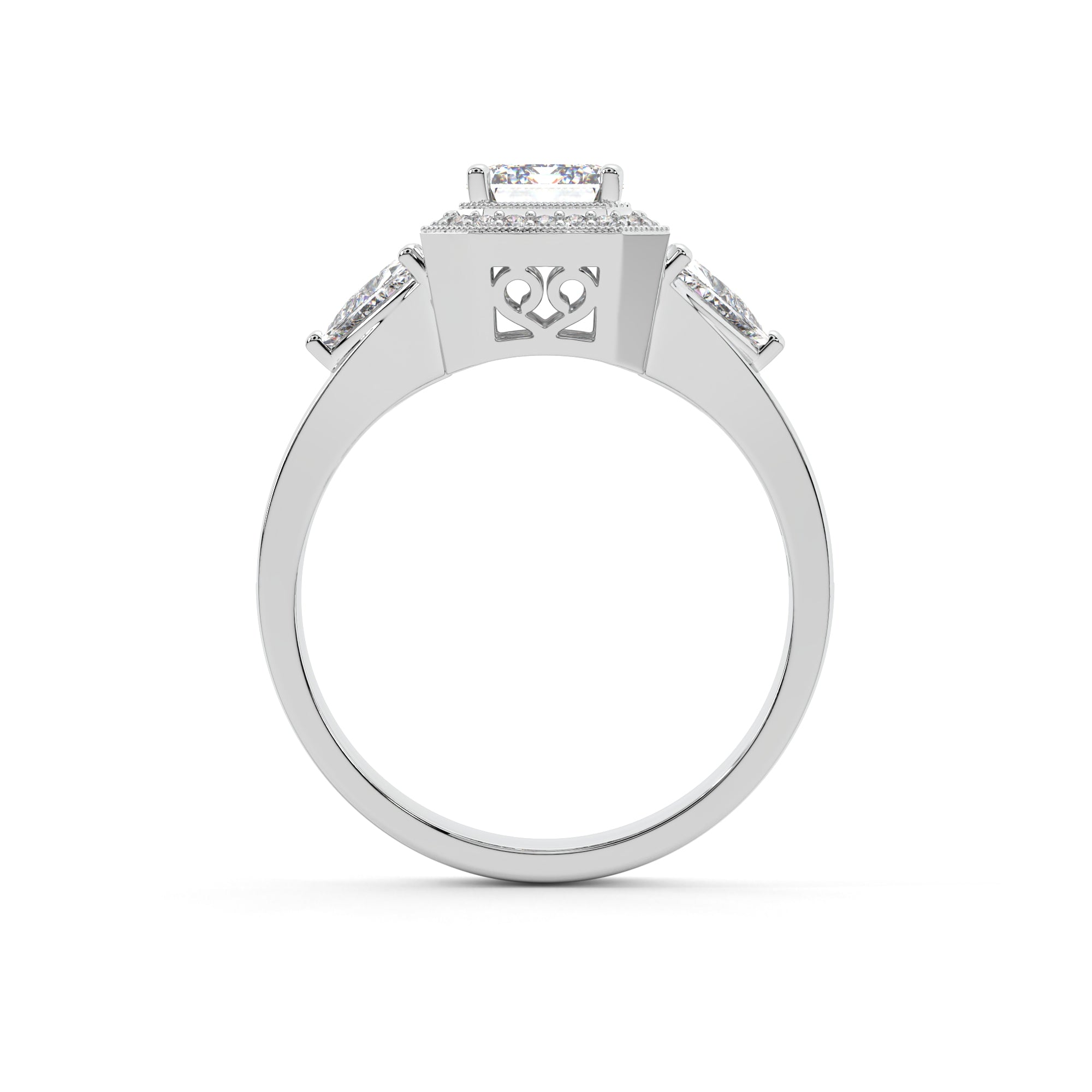 Bridal Halo diamond Ring