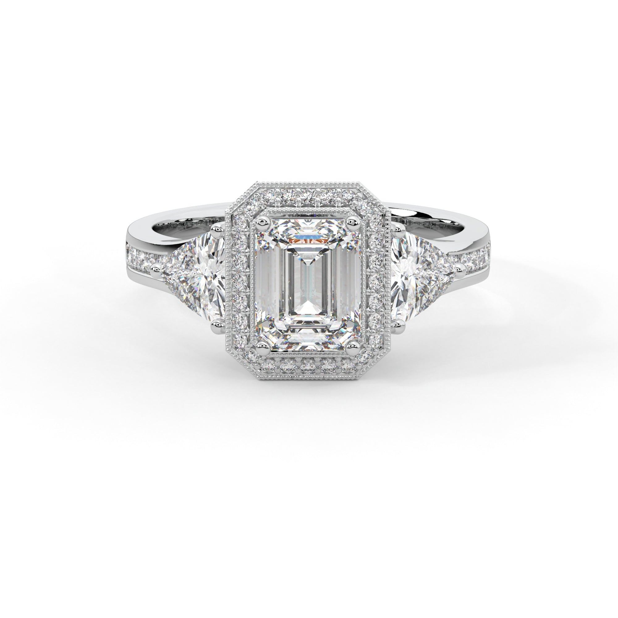 Bridal Halo diamond Ring