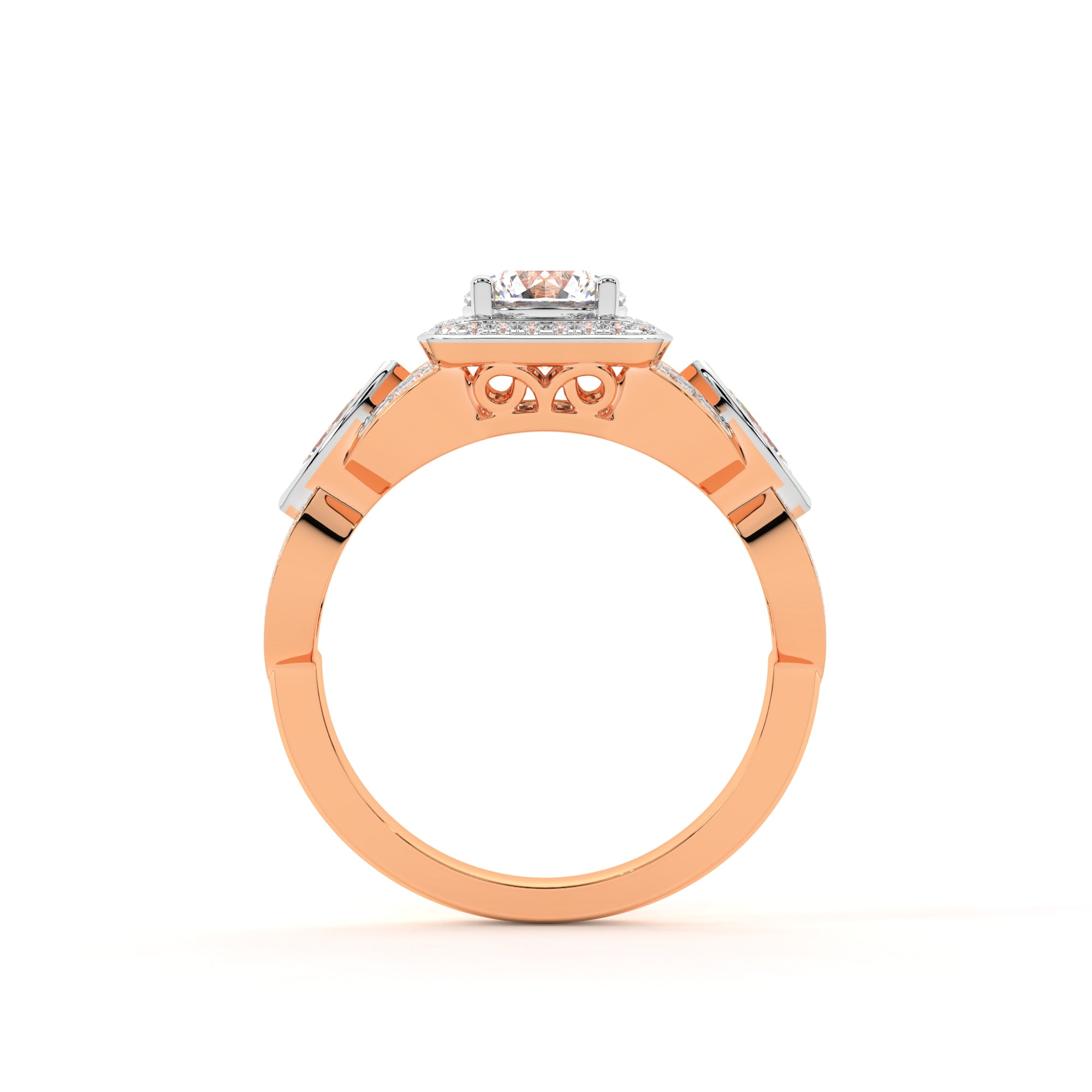 Mesmerizing Moonbeam Halo Ring