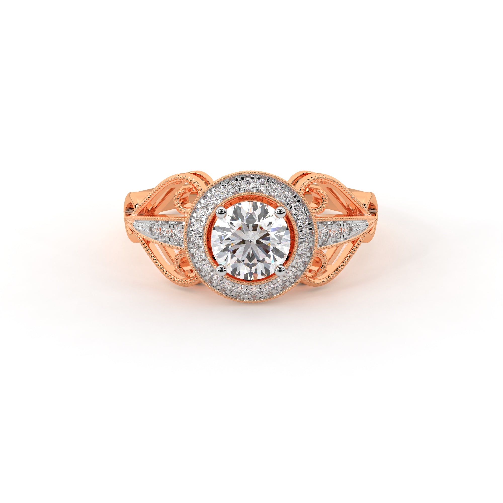 Stunning Sphere Diamond Ring