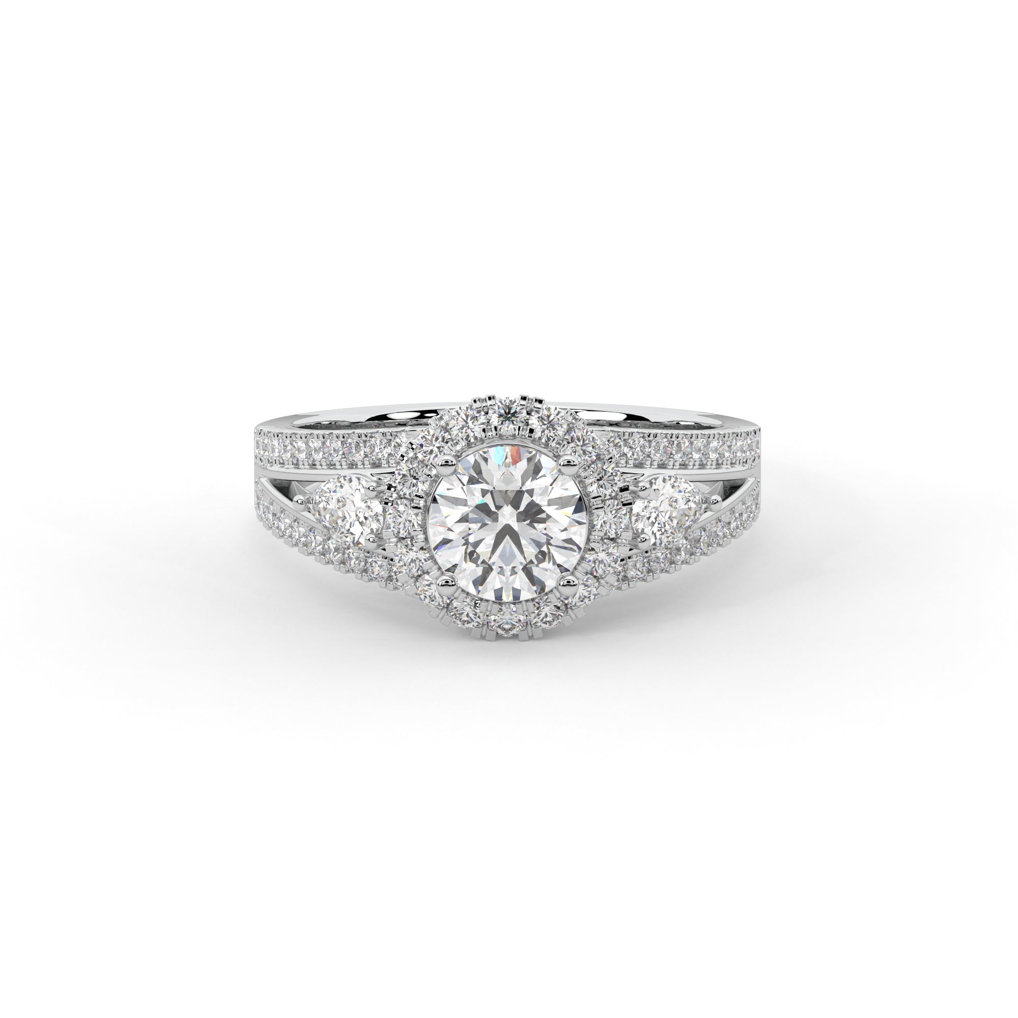 Executive Halo Ring For Her