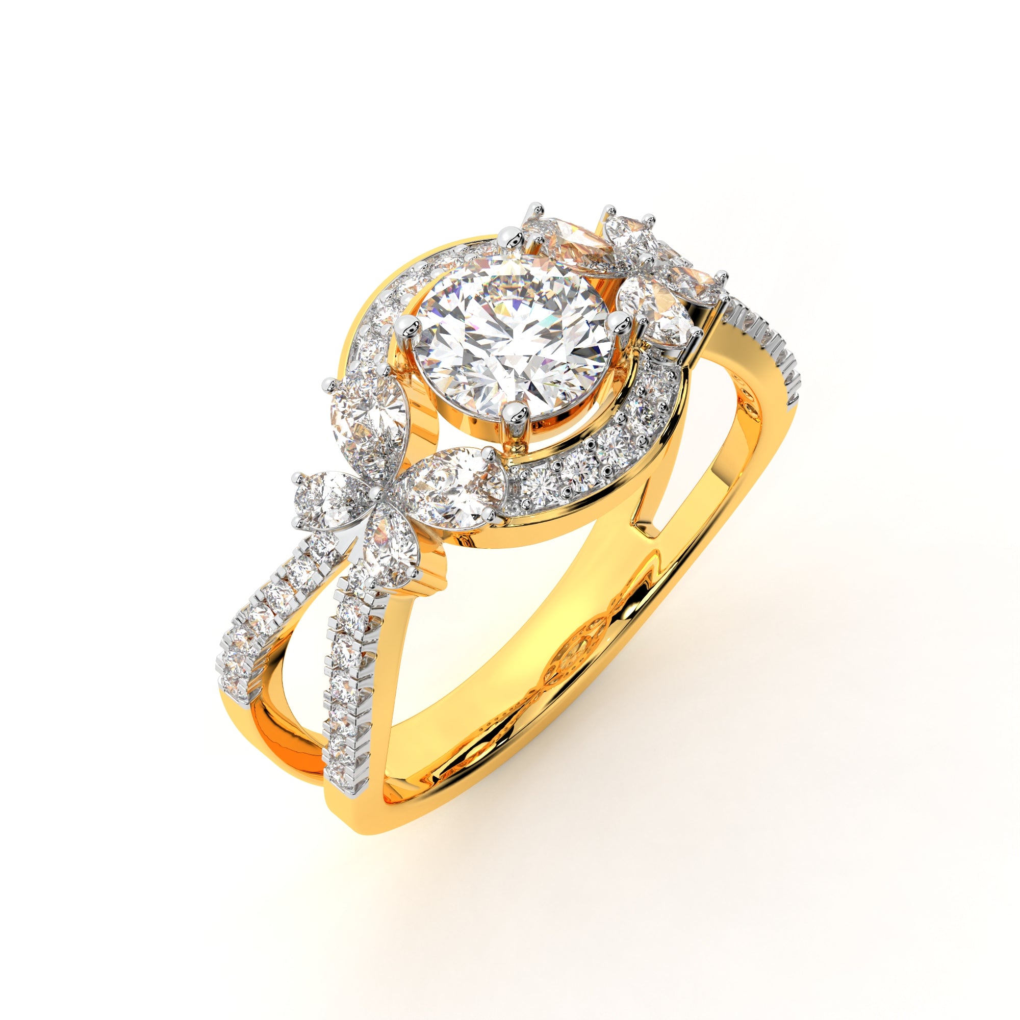 Milgrain Vintage Diamond Ring