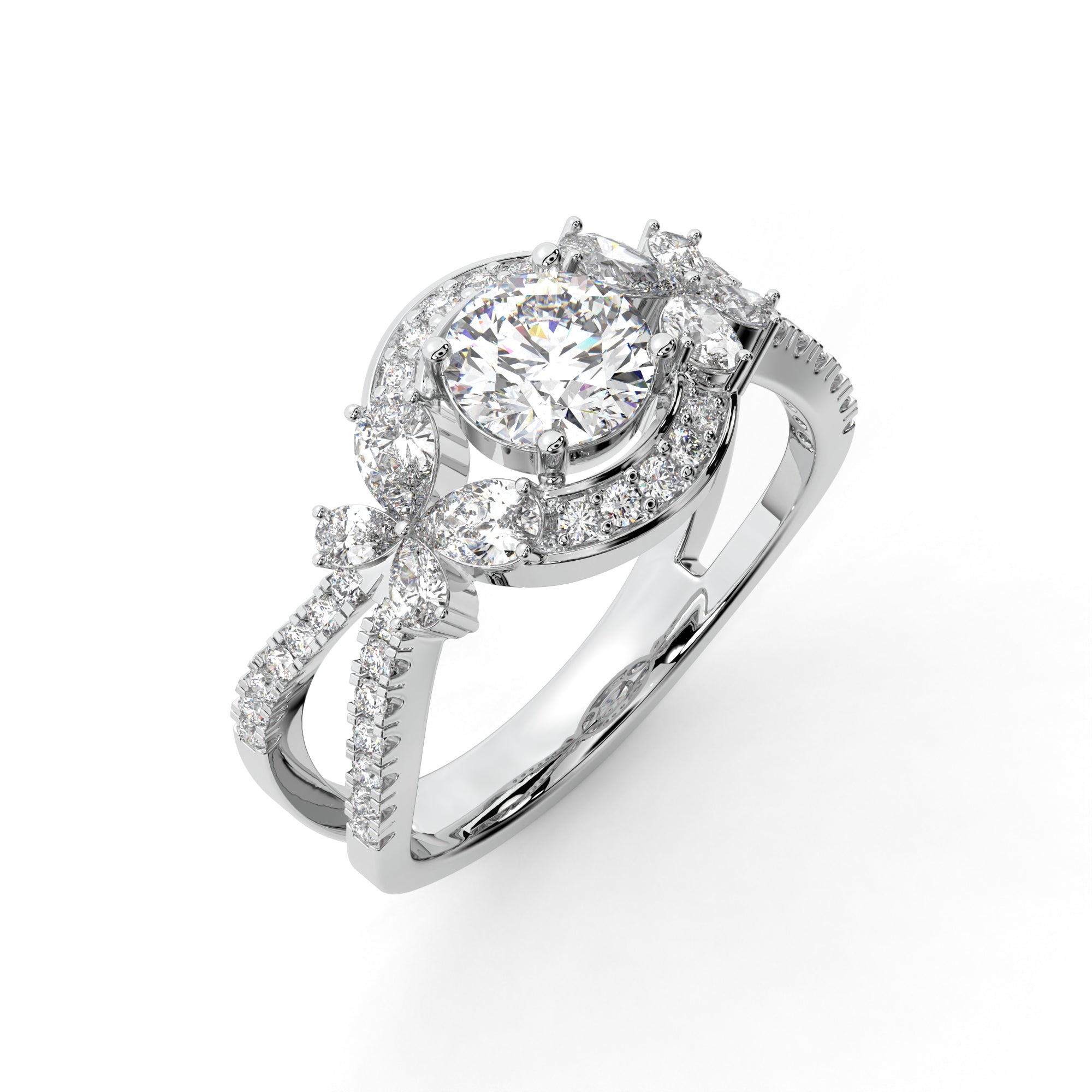 Milgrain Vintage Diamond Ring