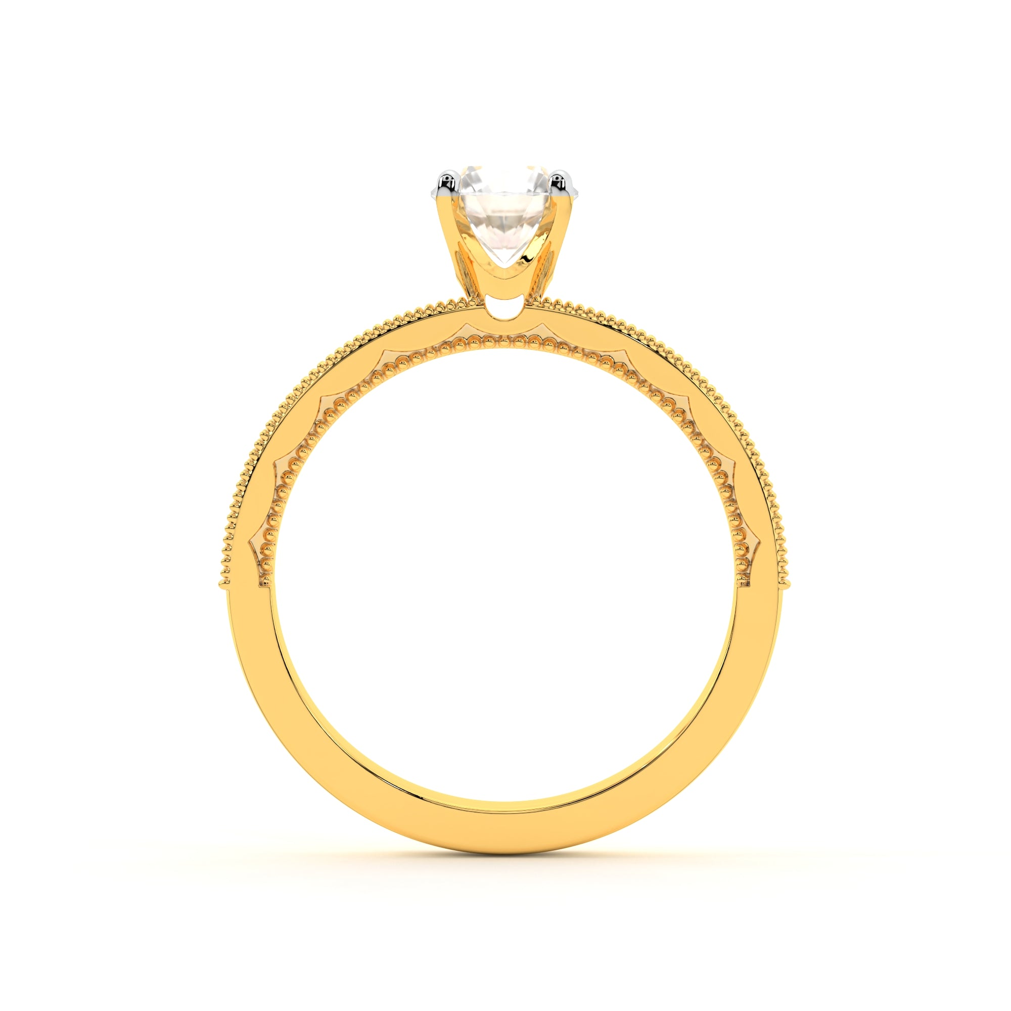 Stellar Solitaire Ring Radiance