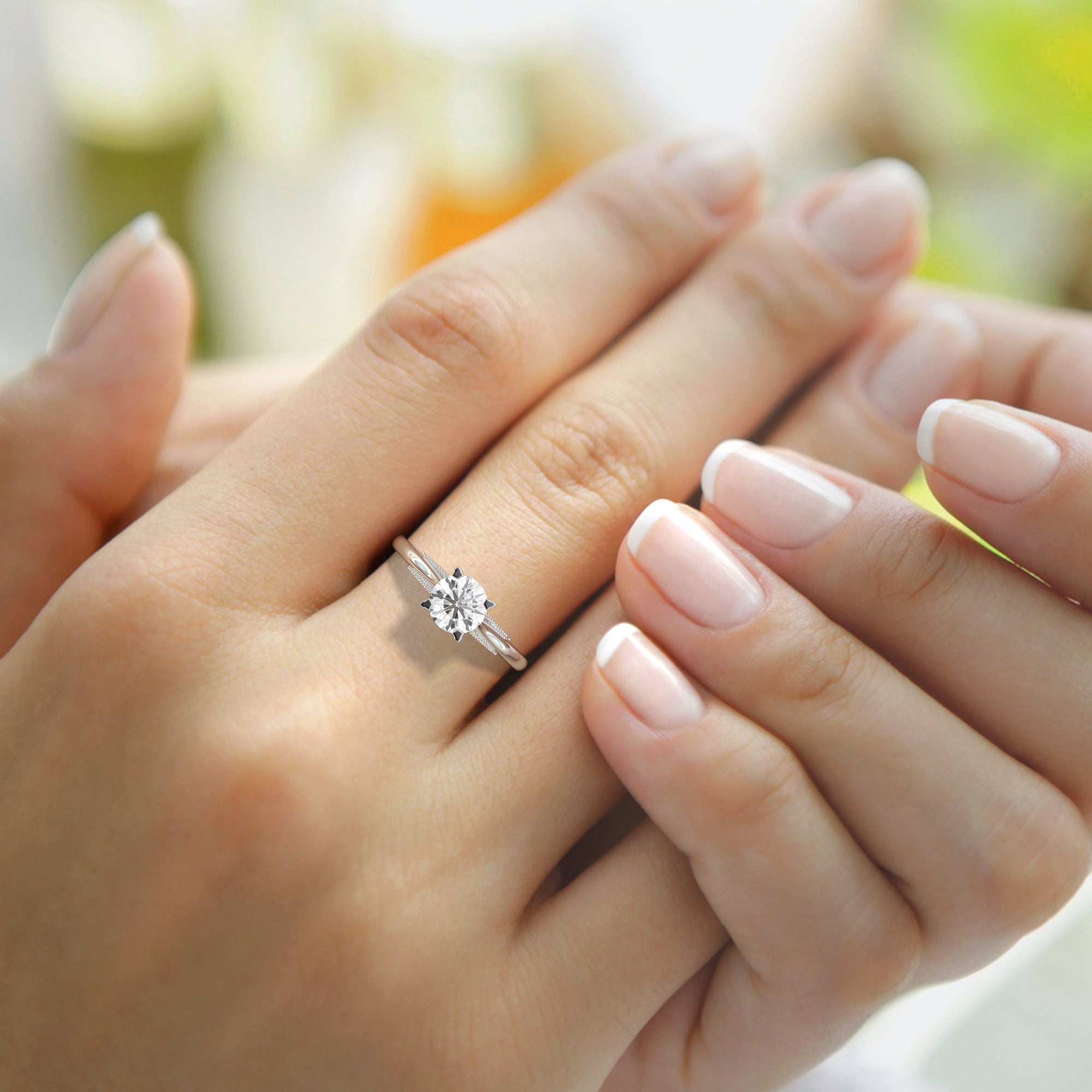 Timeless Radiant Solitaire Ring