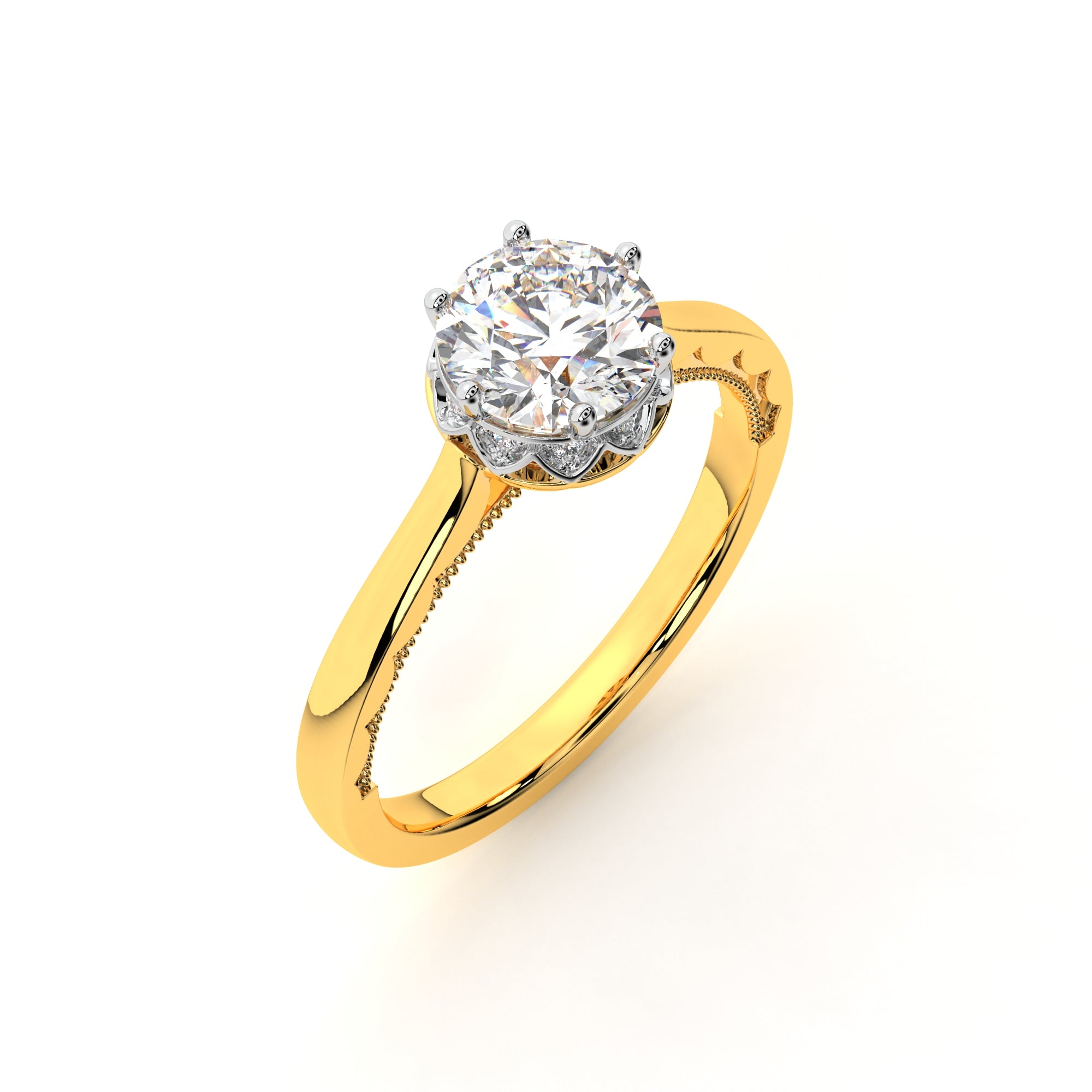 Captivating Halo Solitaire Marvel Ring