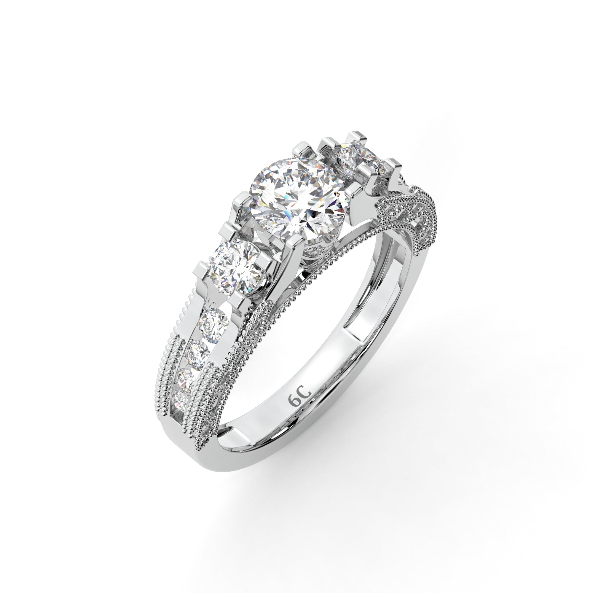 Triple Brilliance Diamond Ring