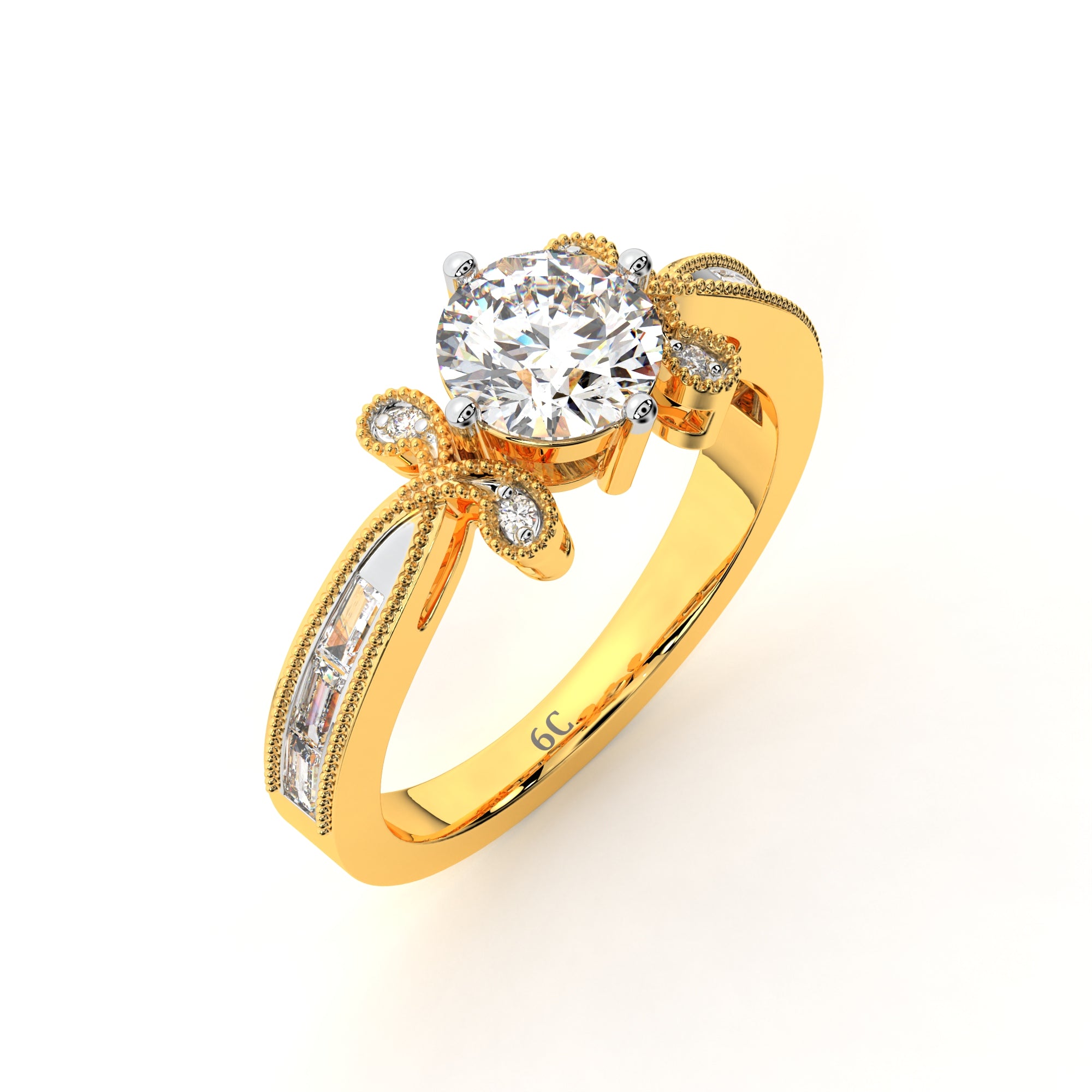 Elegant Boss Lady Diamond Ring