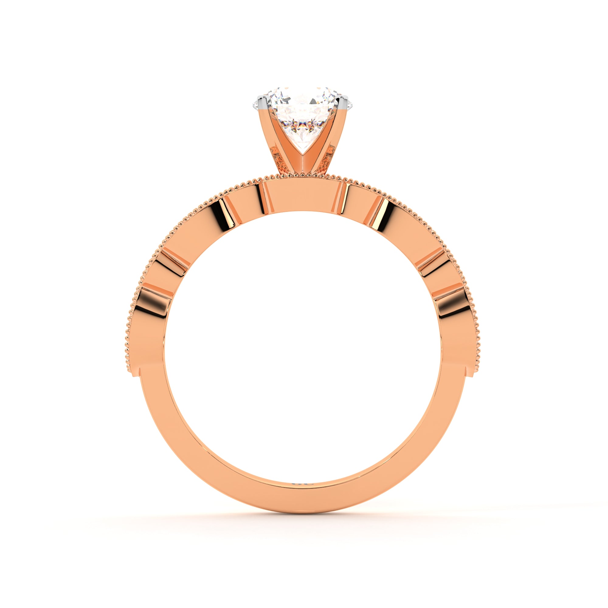 Enchanted Crown Solitaire Ring