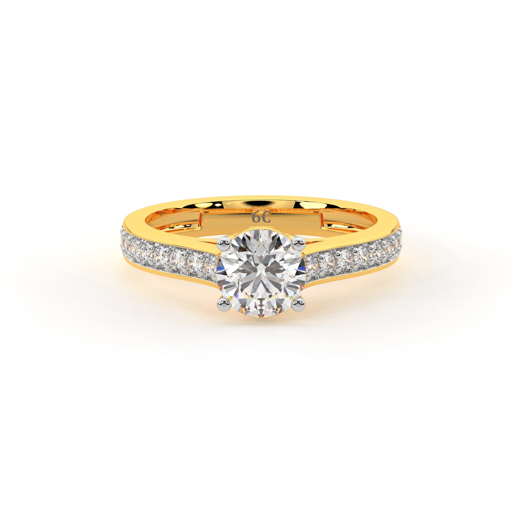 Luminously Luxurious Solitaire Ring