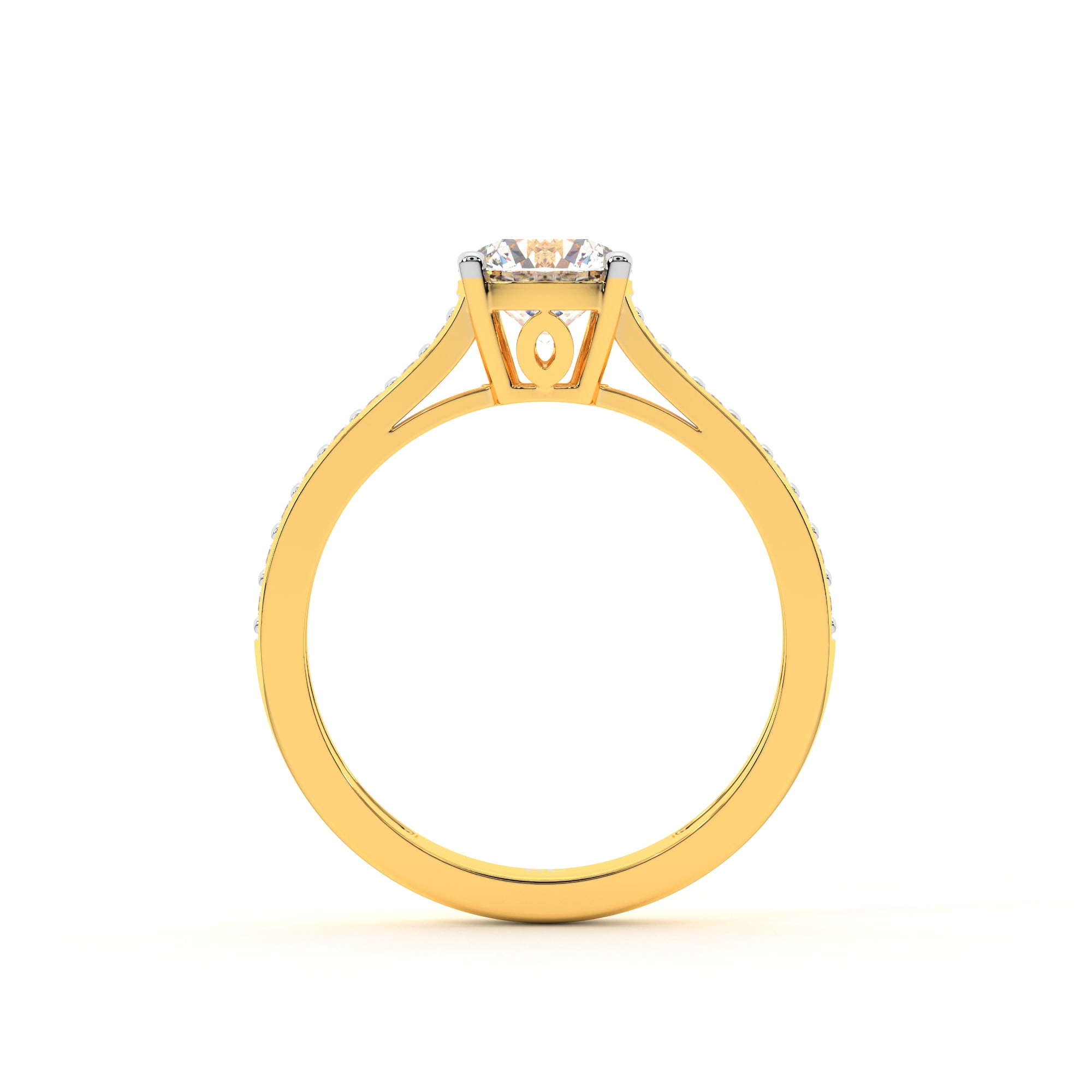 Luminously Luxurious Solitaire Ring