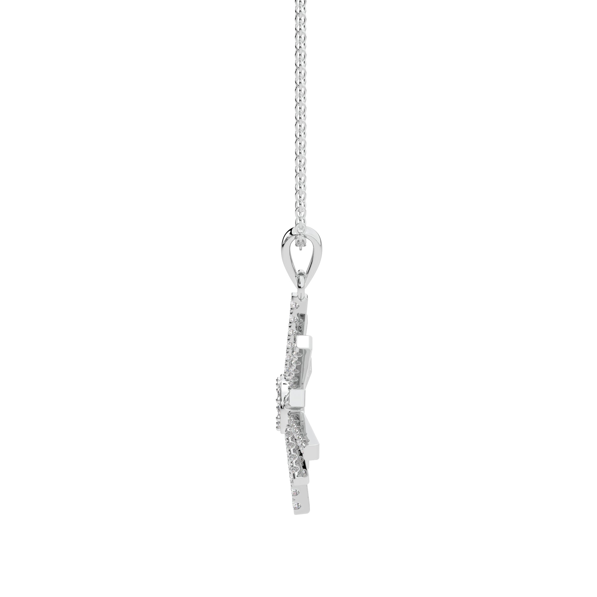 Sunlit Radiance Diamond Pendant