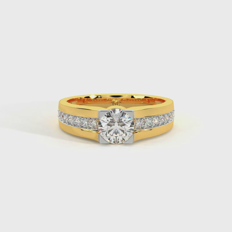 Lab-Grown Radiant Boss Lady Ring