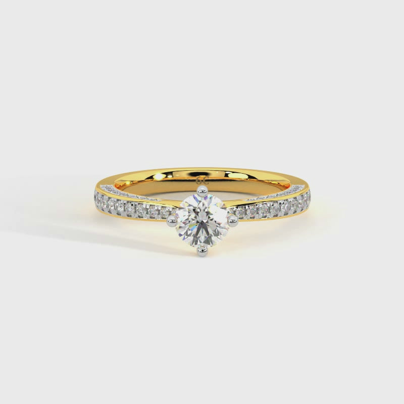 Surroundings Solitaire RIng